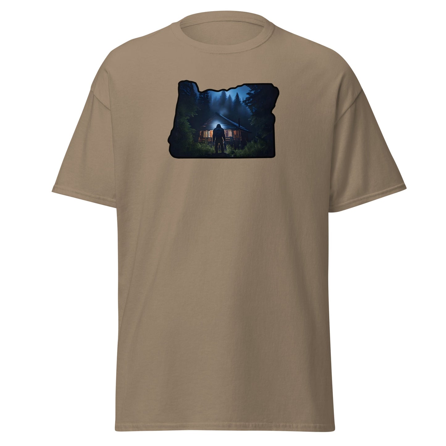 Oregon Bigfoot Visits Women's (Unisex) Classic Tee - Women's Shirts - Discovery Co.