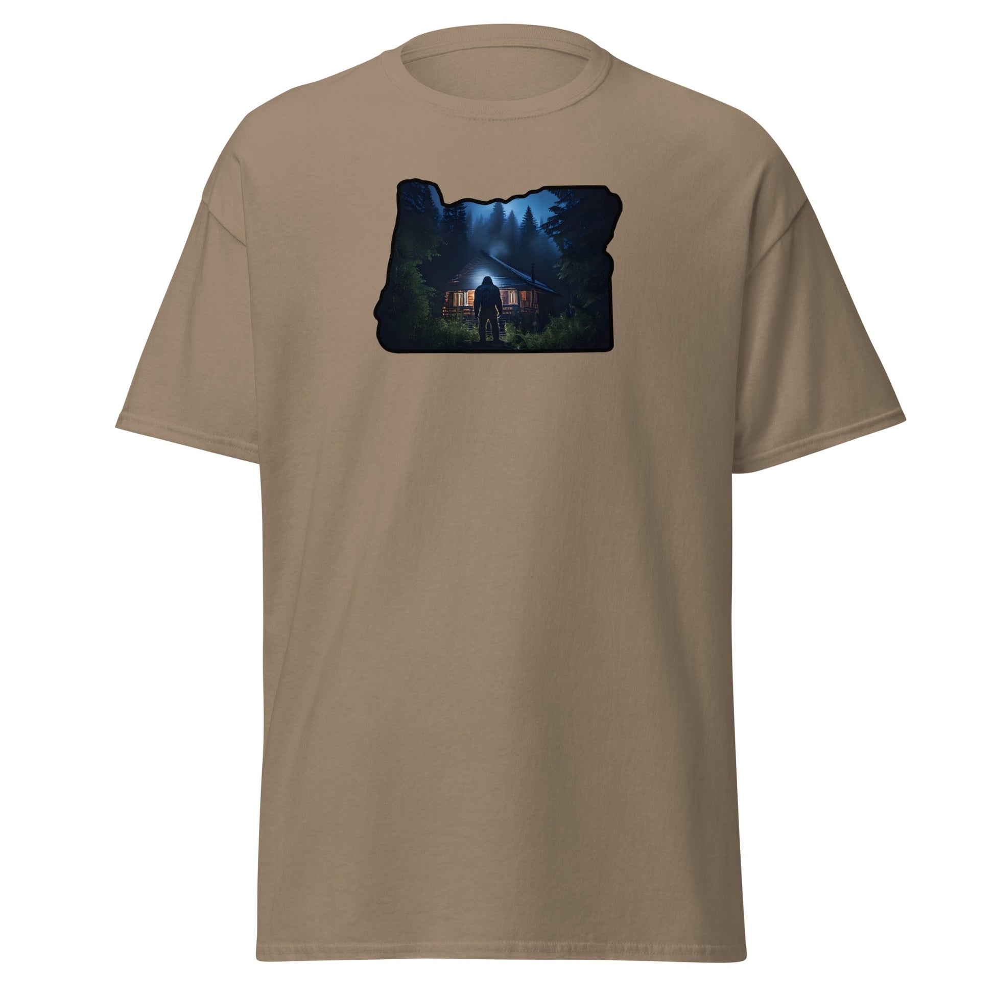 Oregon Bigfoot Visits Women's (Unisex) Classic Tee - Women's Shirts - Discovery Co.