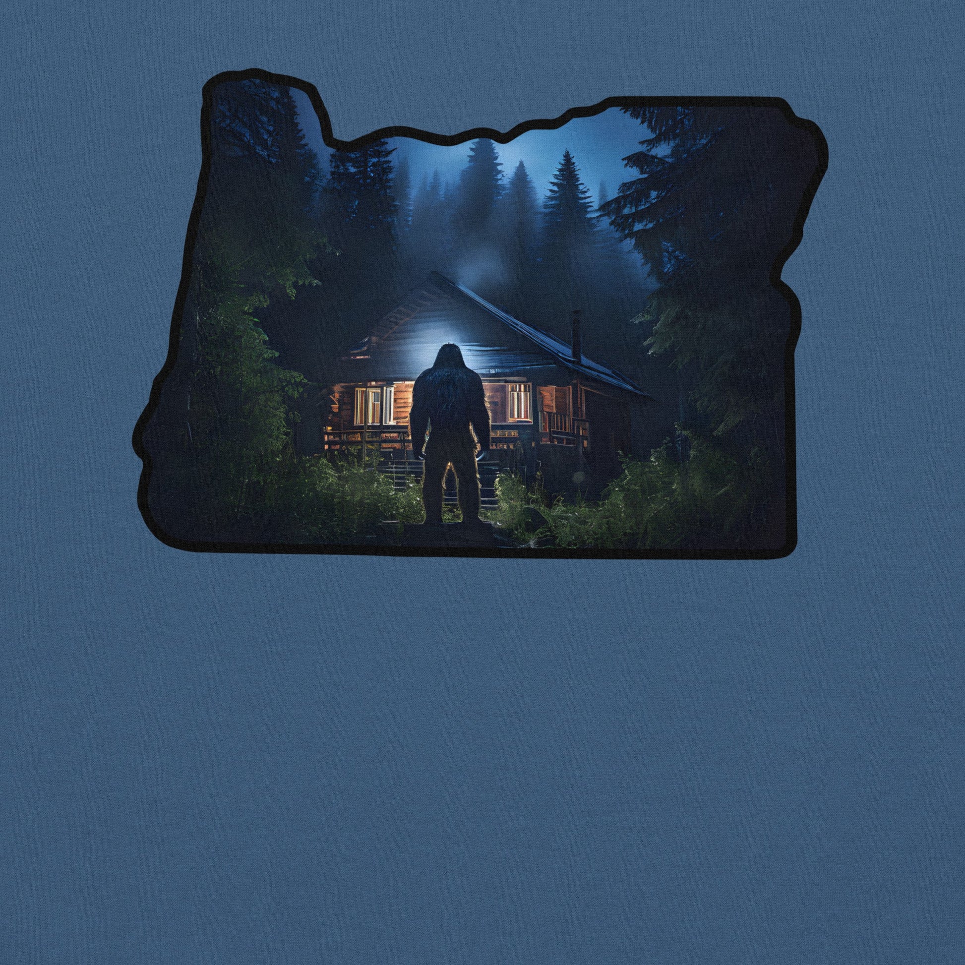 Oregon Bigfoot Visits Women's (Unisex) Hoodie - Hoodies - Discovery Co.