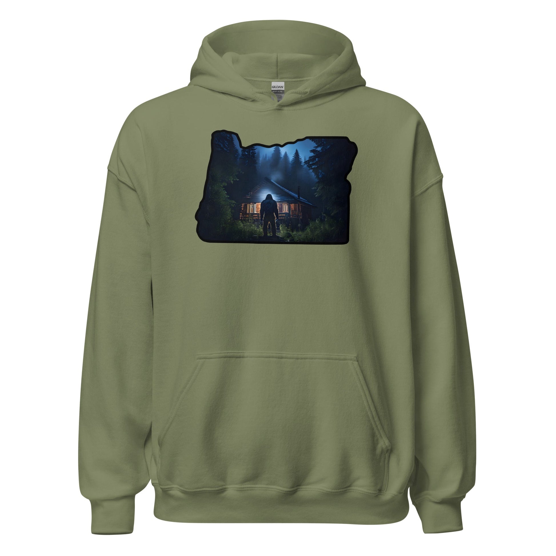 Oregon Bigfoot Visits Women's (Unisex) Hoodie - Hoodies - Discovery Co.