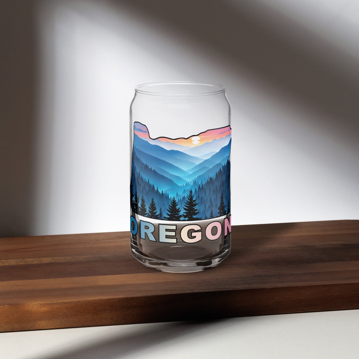Oregon Blue Mountains II Can - Shaped Glass - Can - Shaped Glass - Discovery Co.