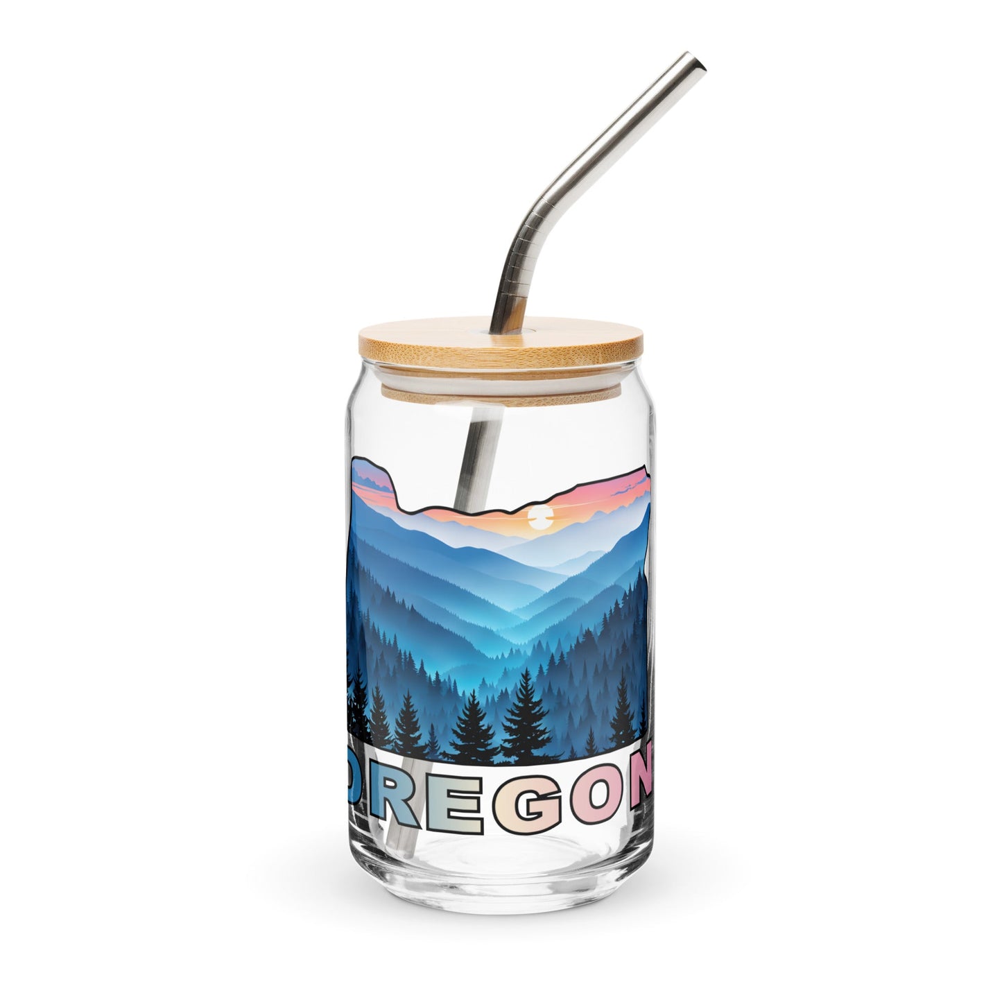 Oregon Blue Mountains II Can - Shaped Glass - Can - Shaped Glass - Discovery Co.