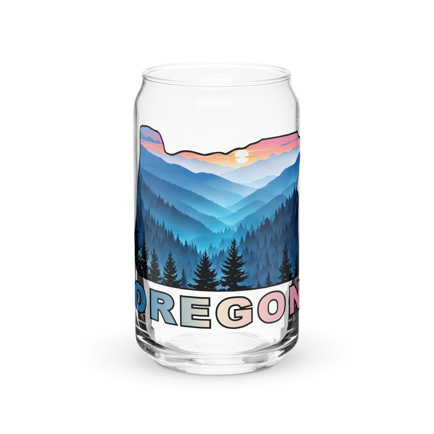 Oregon Blue Mountains II Can - Shaped Glass - Can - Shaped Glass - Discovery Co.