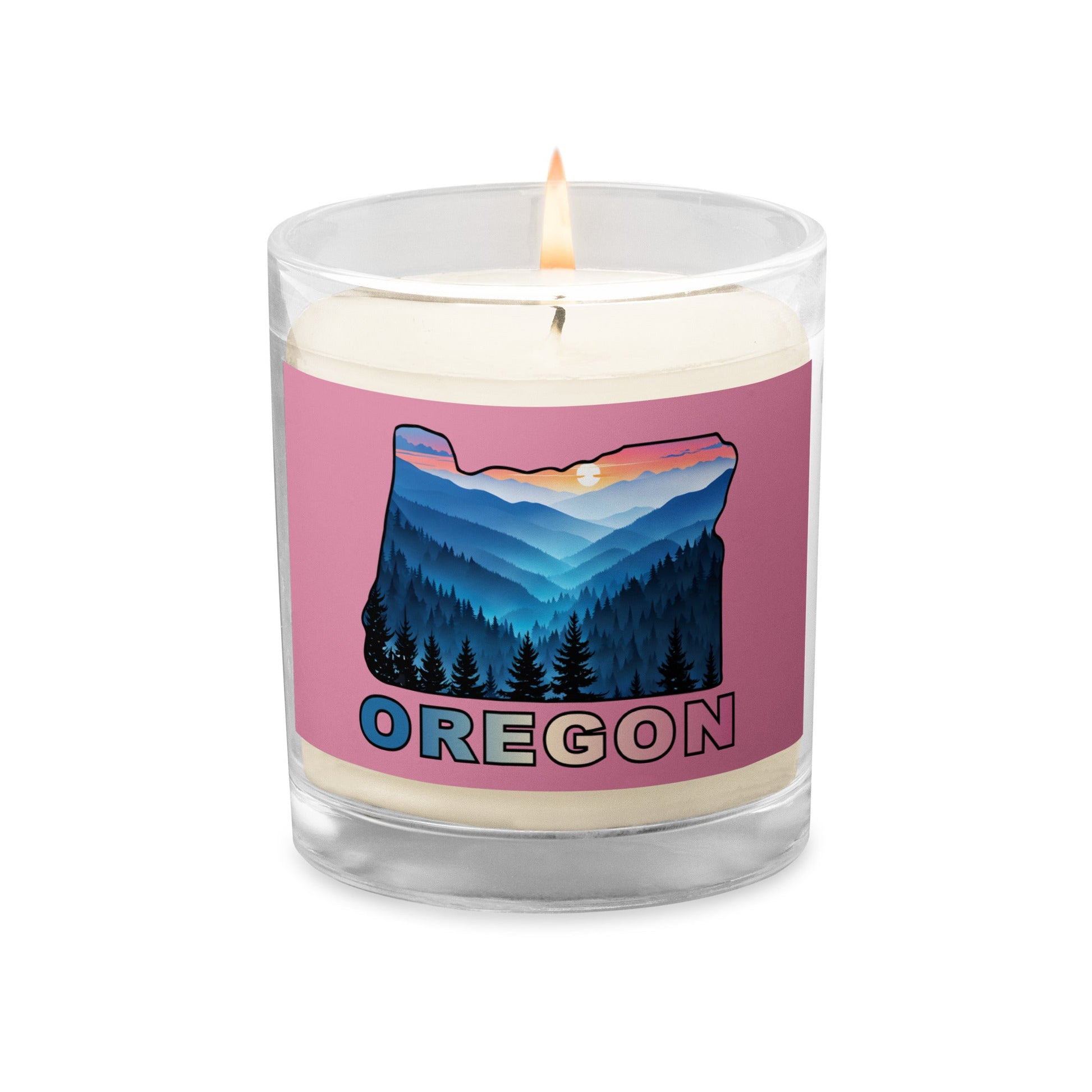 Oregon Blue Mountains II Glass Jar Soy Wax Candle - Candles - Discovery Co.