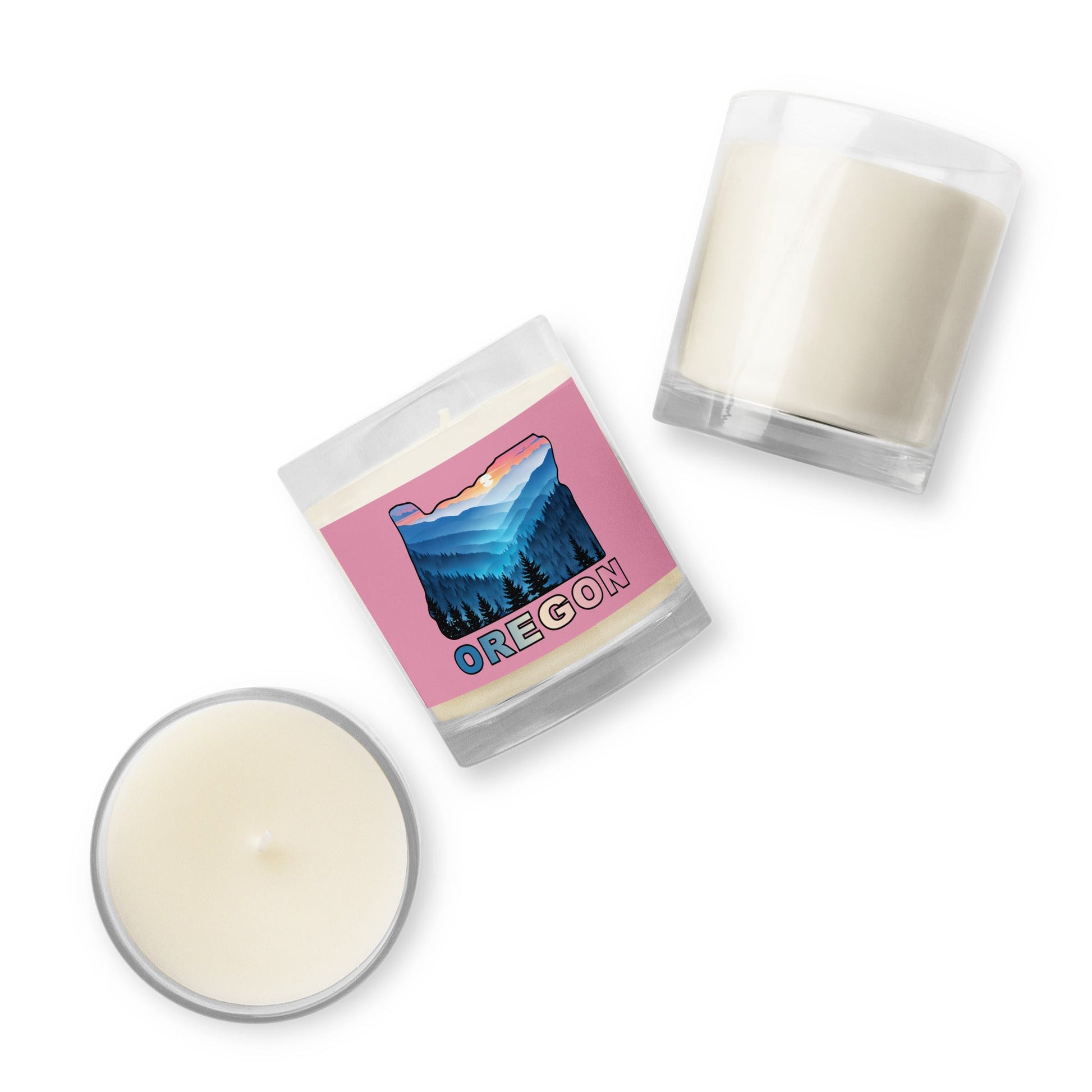 Oregon Blue Mountains II Glass Jar Soy Wax Candle - Candles - Discovery Co.