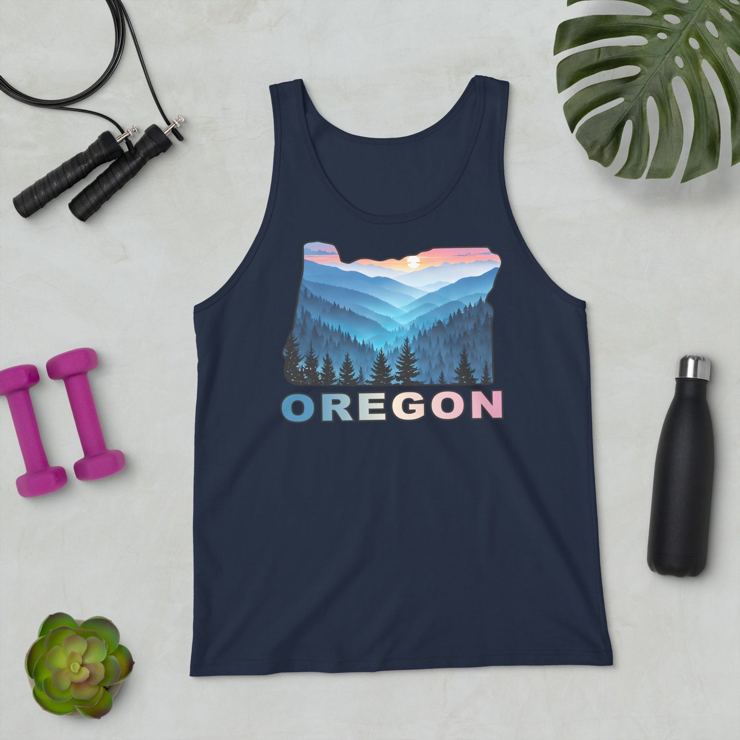 Oregon Blue Mountains II Men's Tank Top - Men's Shirts - Discovery Co.
