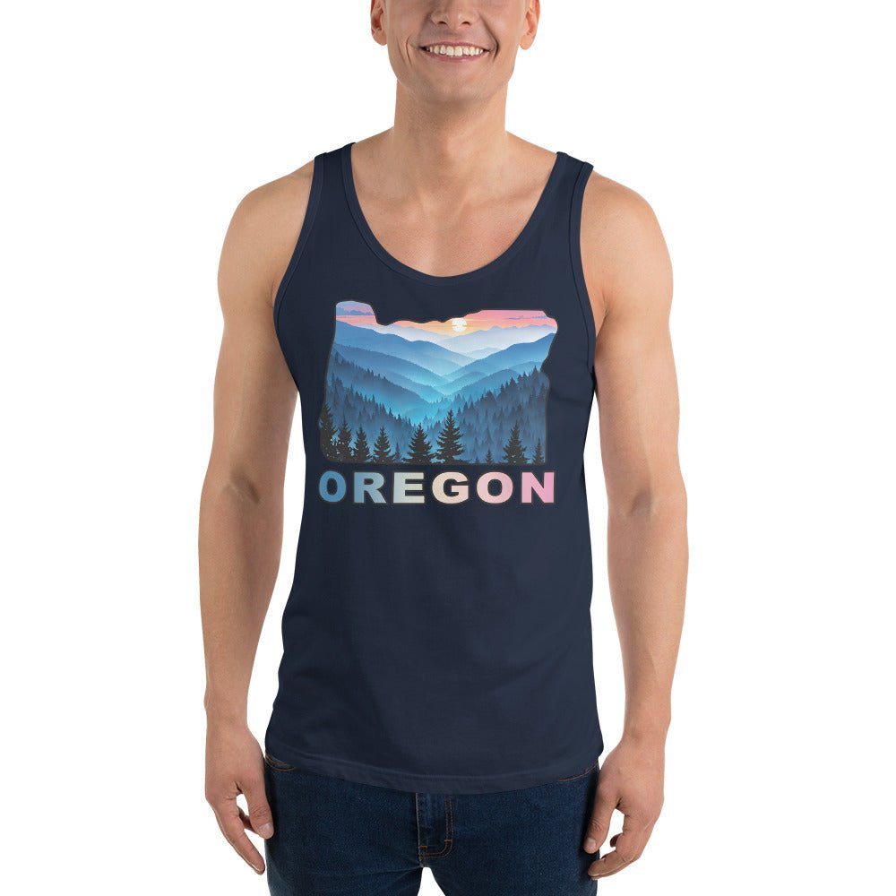 Oregon Blue Mountains II Men's Tank Top - Men's Shirts - Discovery Co.