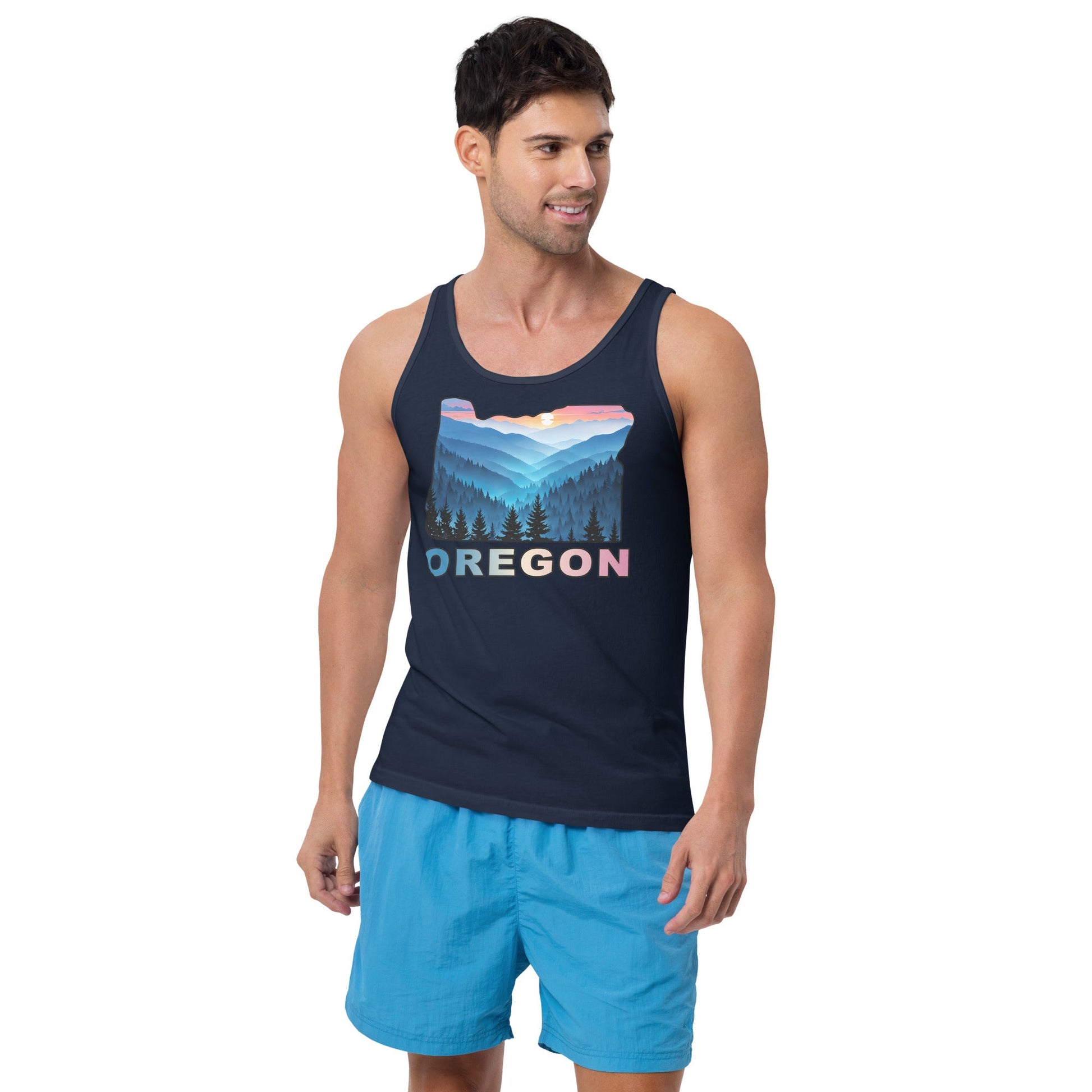 Oregon Blue Mountains II Men's Tank Top - Men's Shirts - Discovery Co.