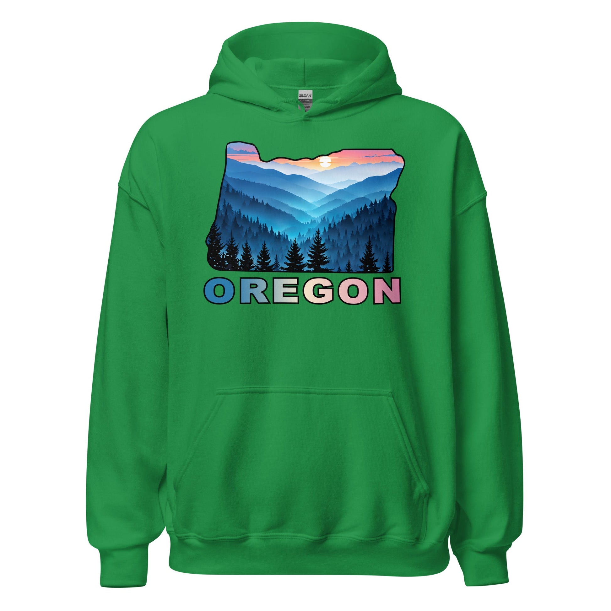 Oregon Blue Mountains II Men's (Unisex) Hoodie - Hoodies - Discovery Co.
