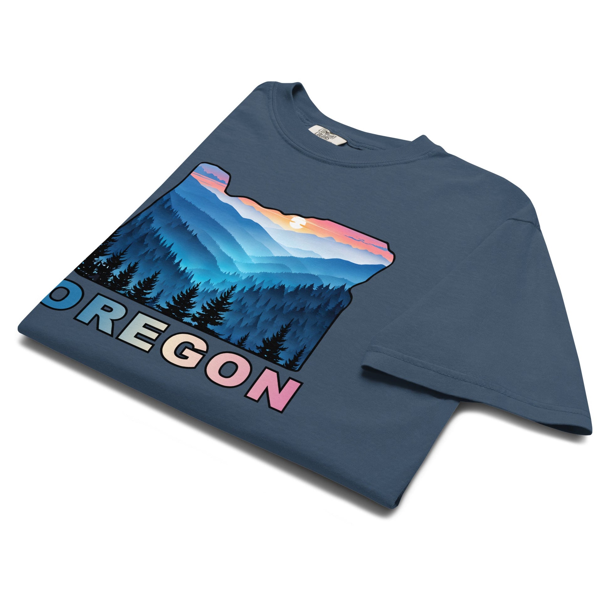 Oregon Blue Mountains II Men's (Unisex) Premium Tee - Men's Shirts - Discovery Co.