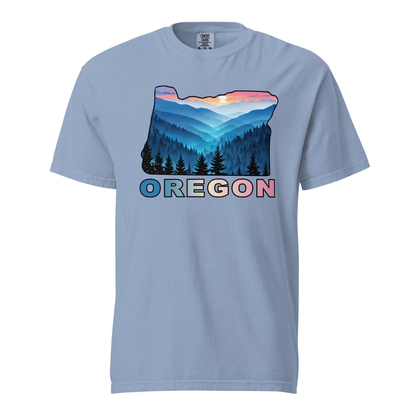 Oregon Blue Mountains II Men's (Unisex) Premium Tee - Men's Shirts - Discovery Co.