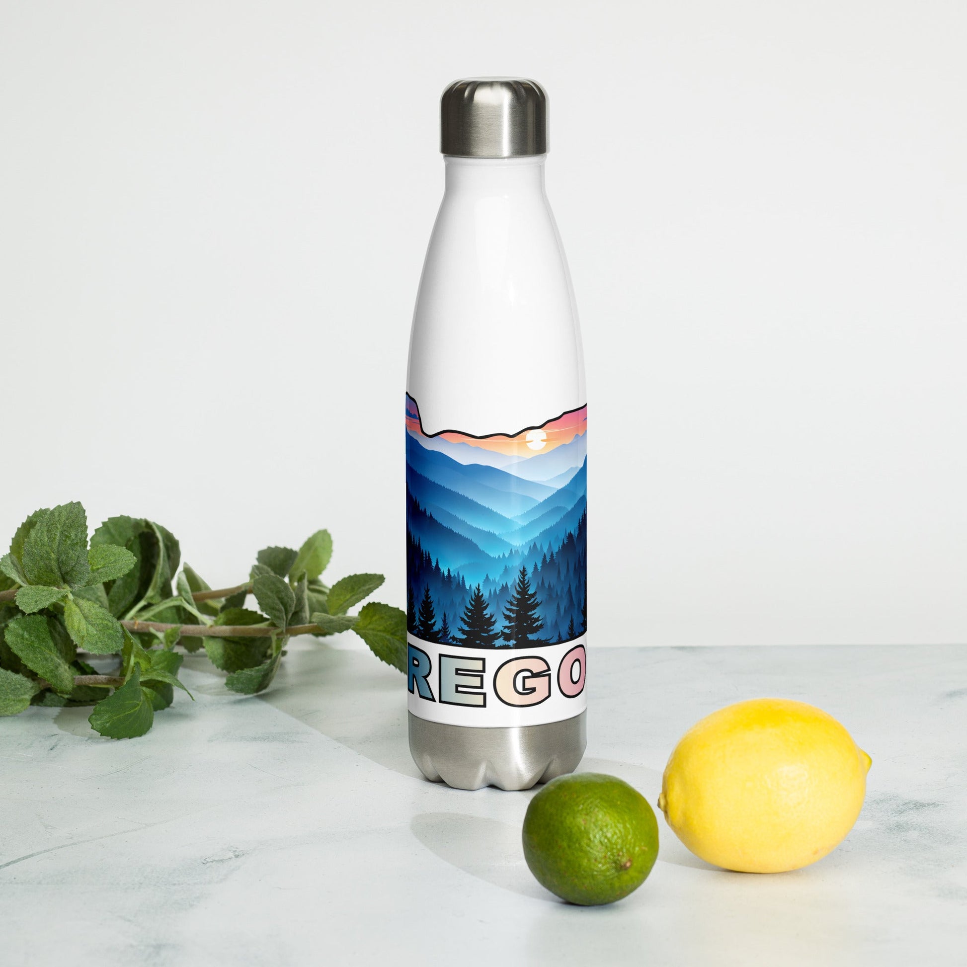 Oregon Blue Mountains II Stainless Steel Water Bottle - Stainless Steel Water Bottle - Discovery Co.