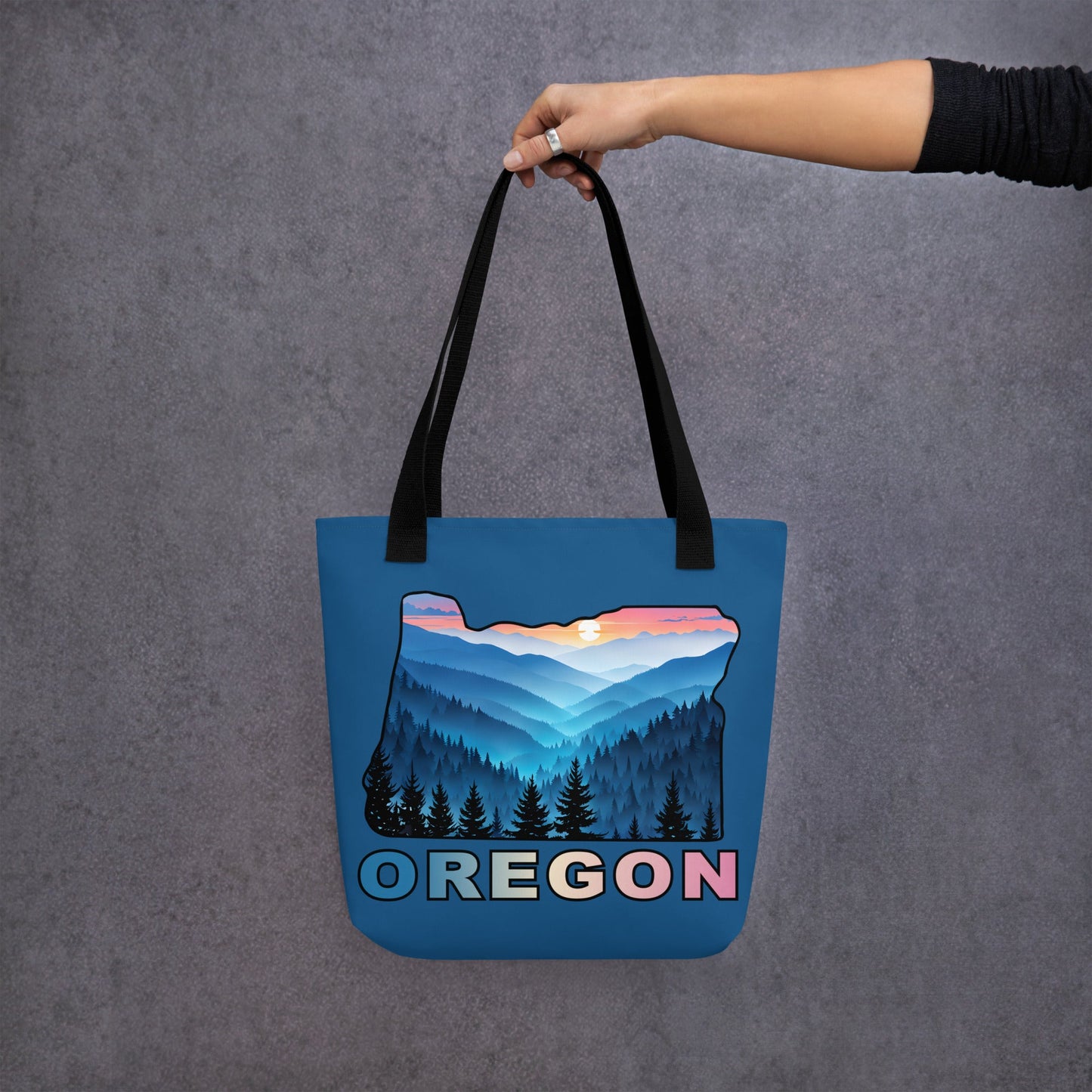 Oregon Blue Mountains II Tote Bag - Tote Bags - Discovery Co.