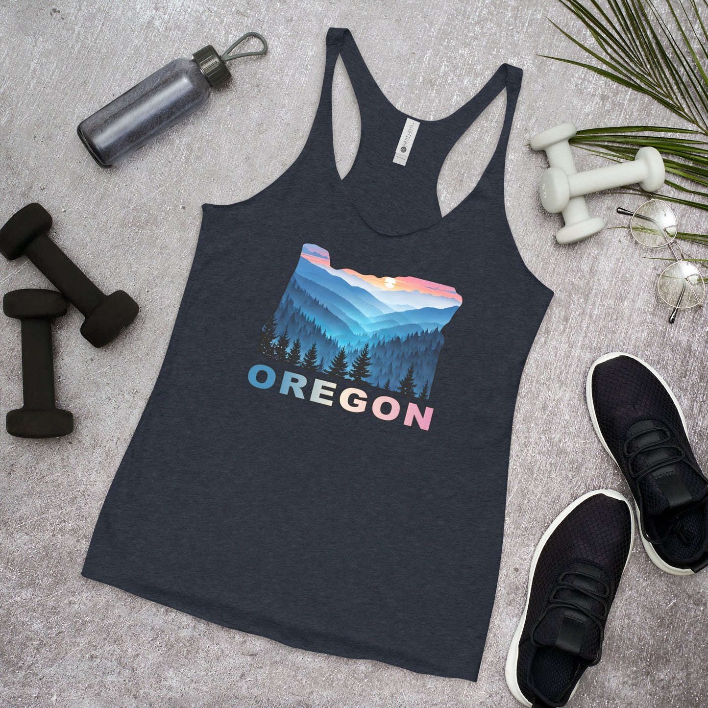 Oregon Blue Mountains II Women's Racerback Tank - Women's Shirts - Discovery Co.