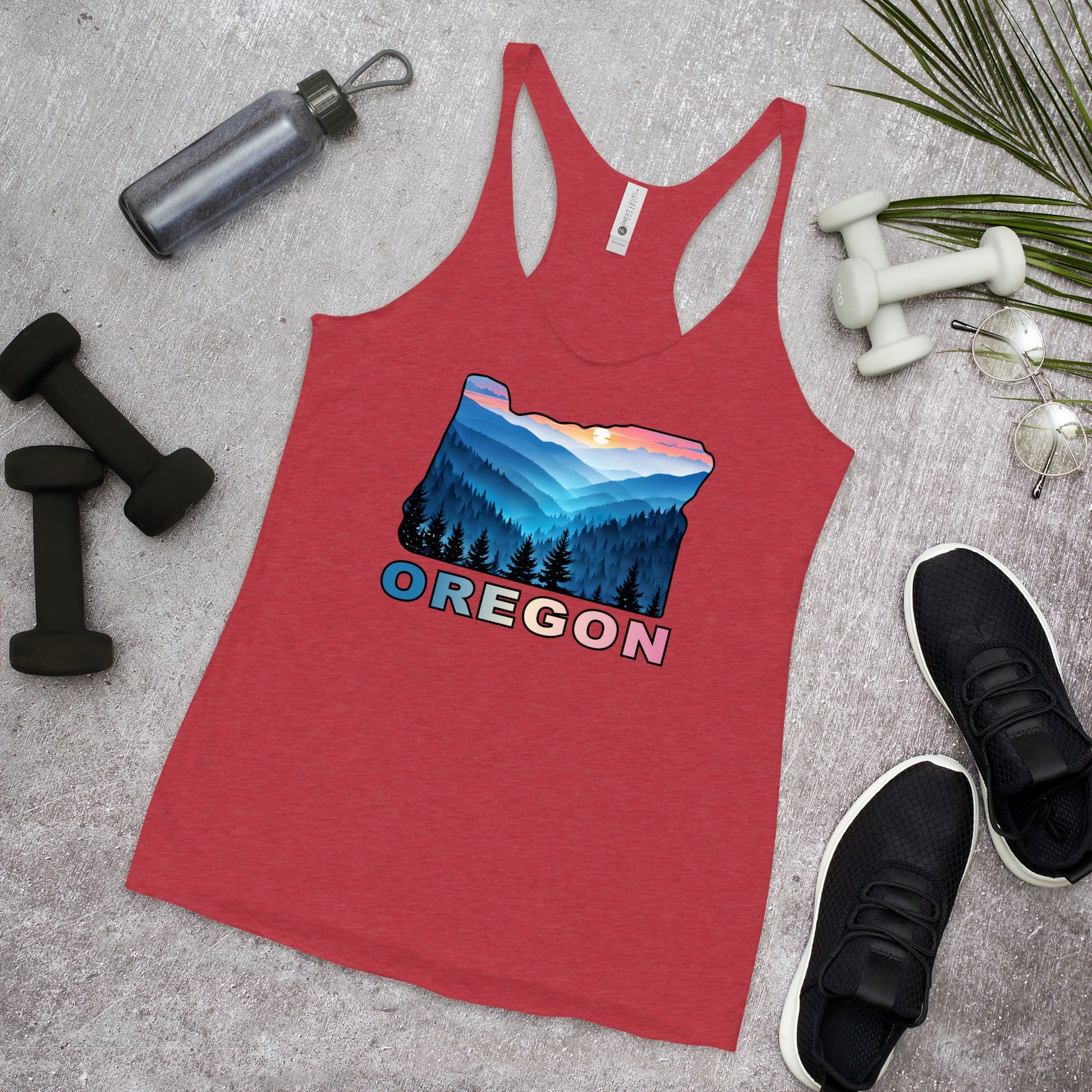Oregon Blue Mountains II Women's Racerback Tank - Women's Shirts - Discovery Co.