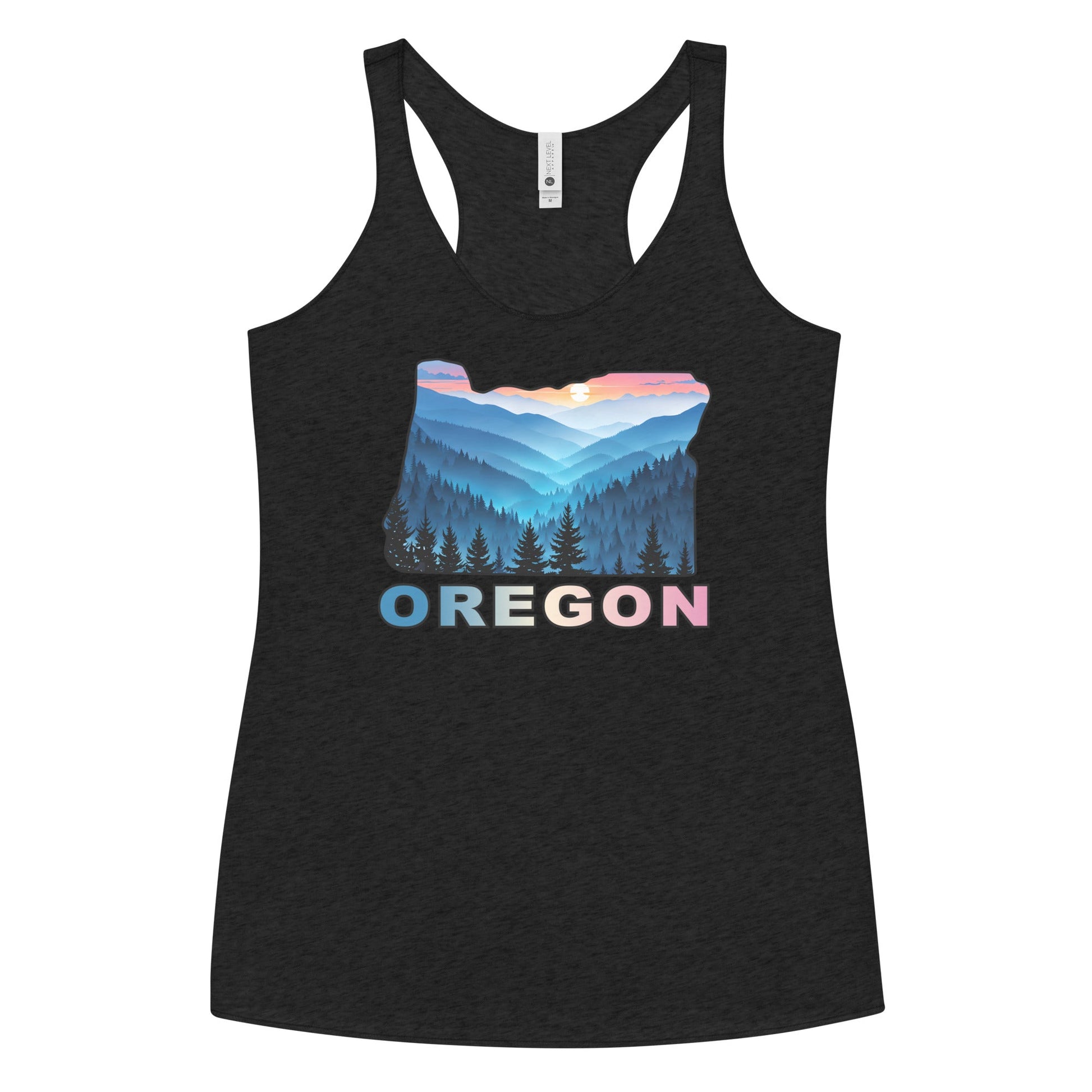 Oregon Blue Mountains II Women's Racerback Tank - Women's Shirts - Discovery Co.