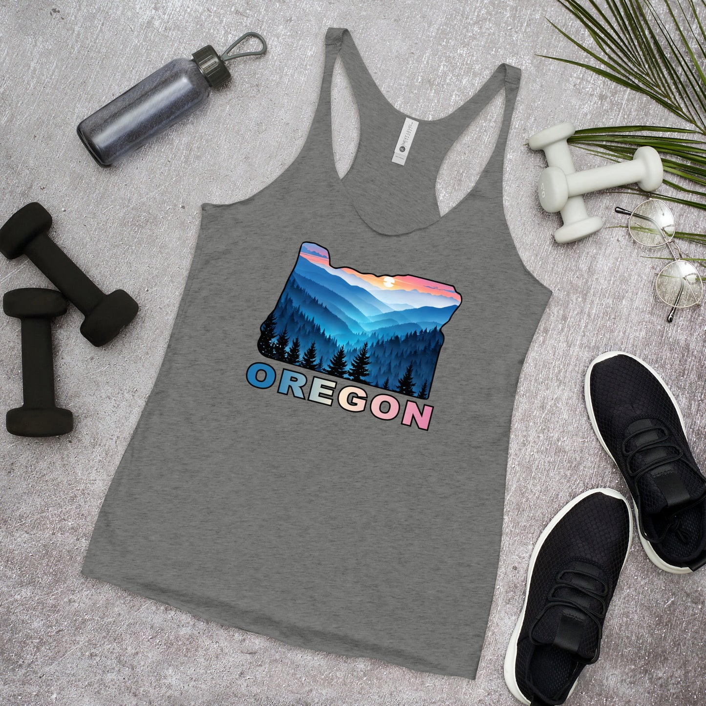 Oregon Blue Mountains II Women's Racerback Tank - Women's Shirts - Discovery Co.
