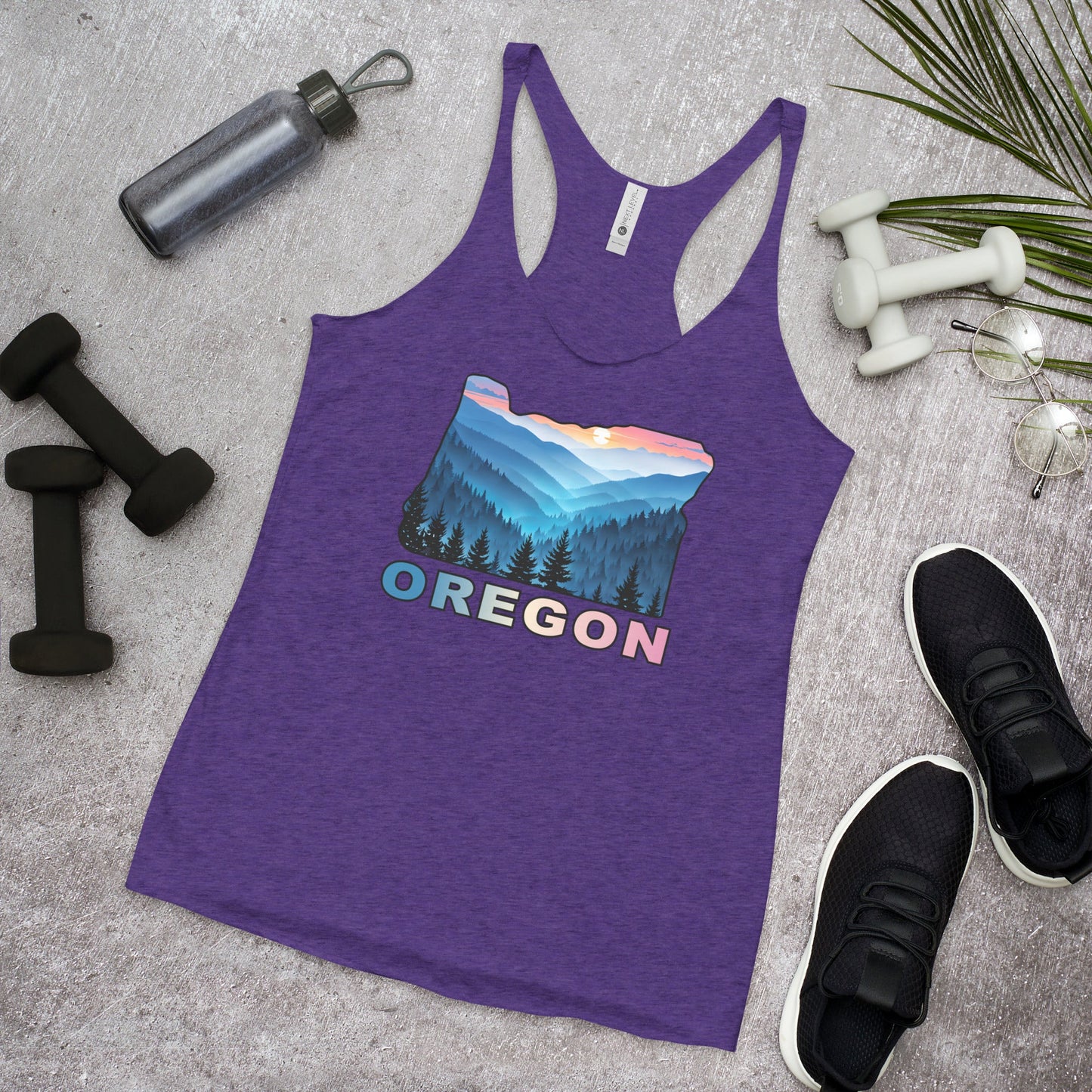 Oregon Blue Mountains II Women's Racerback Tank - Women's Shirts - Discovery Co.