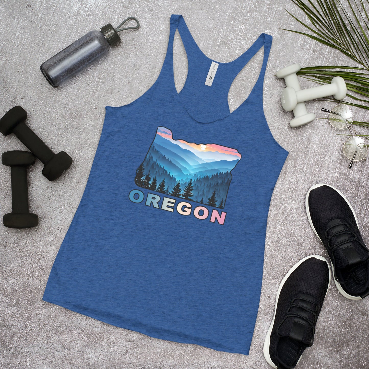 Oregon Blue Mountains II Women's Racerback Tank - Women's Shirts - Discovery Co.