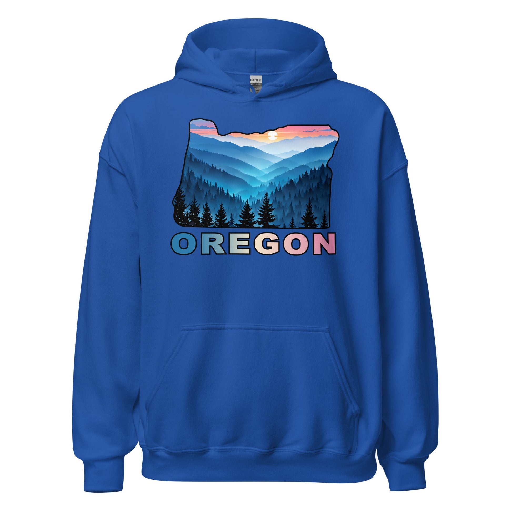 Oregon Blue Mountains II Women's (Unisex) Hoodie - Hoodies - Discovery Co.
