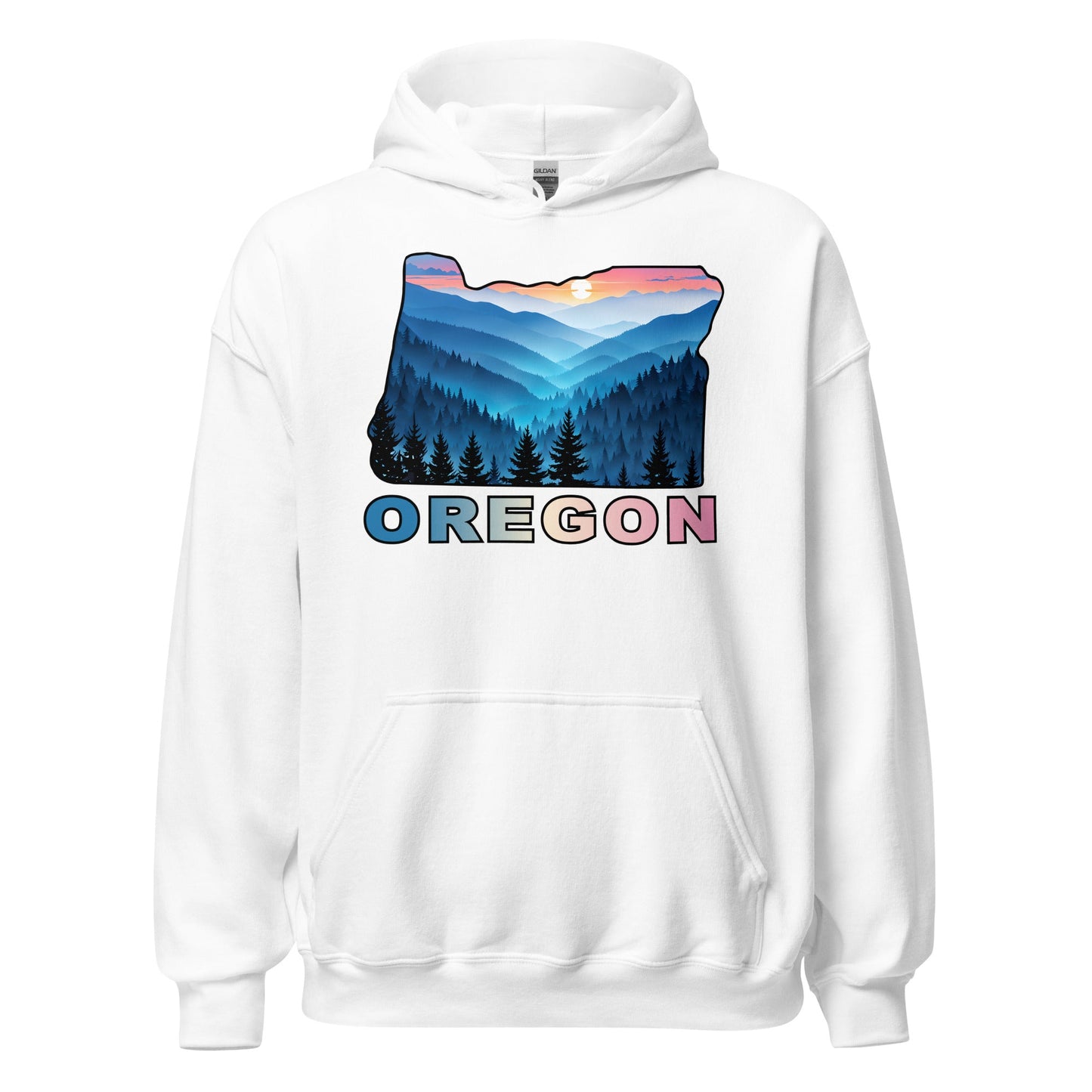 Oregon Blue Mountains II Women's (Unisex) Hoodie - Hoodies - Discovery Co.