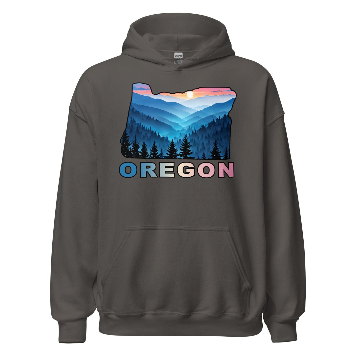 Oregon Blue Mountains II Women's (Unisex) Hoodie - Hoodies - Discovery Co.