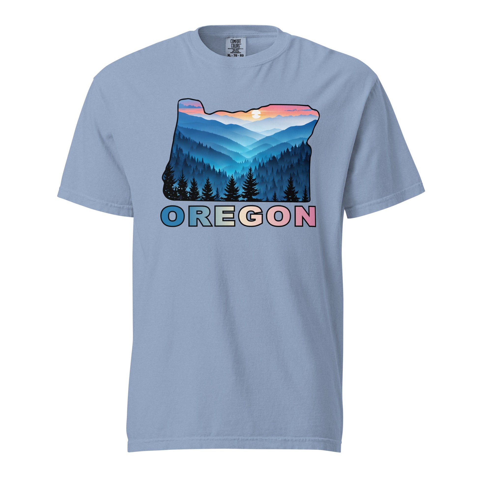 Oregon Blue Mountains II Women's (Unisex) Premium Tee - Women's Shirts - Discovery Co.