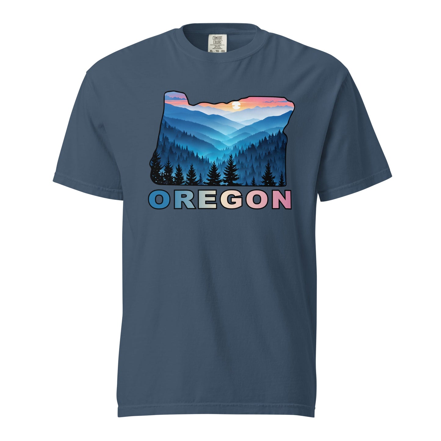 Oregon Blue Mountains II Women's (Unisex) Premium Tee - Women's Shirts - Discovery Co.
