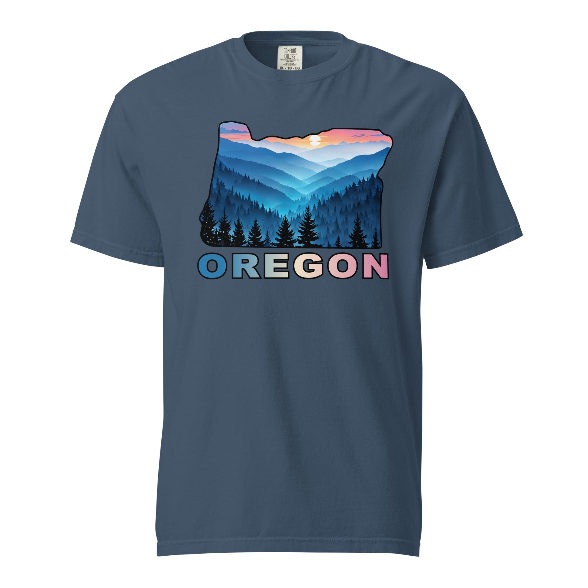 Oregon Blue Mountains II Women's (Unisex) Premium Tee - Women's Shirts - Discovery Co.