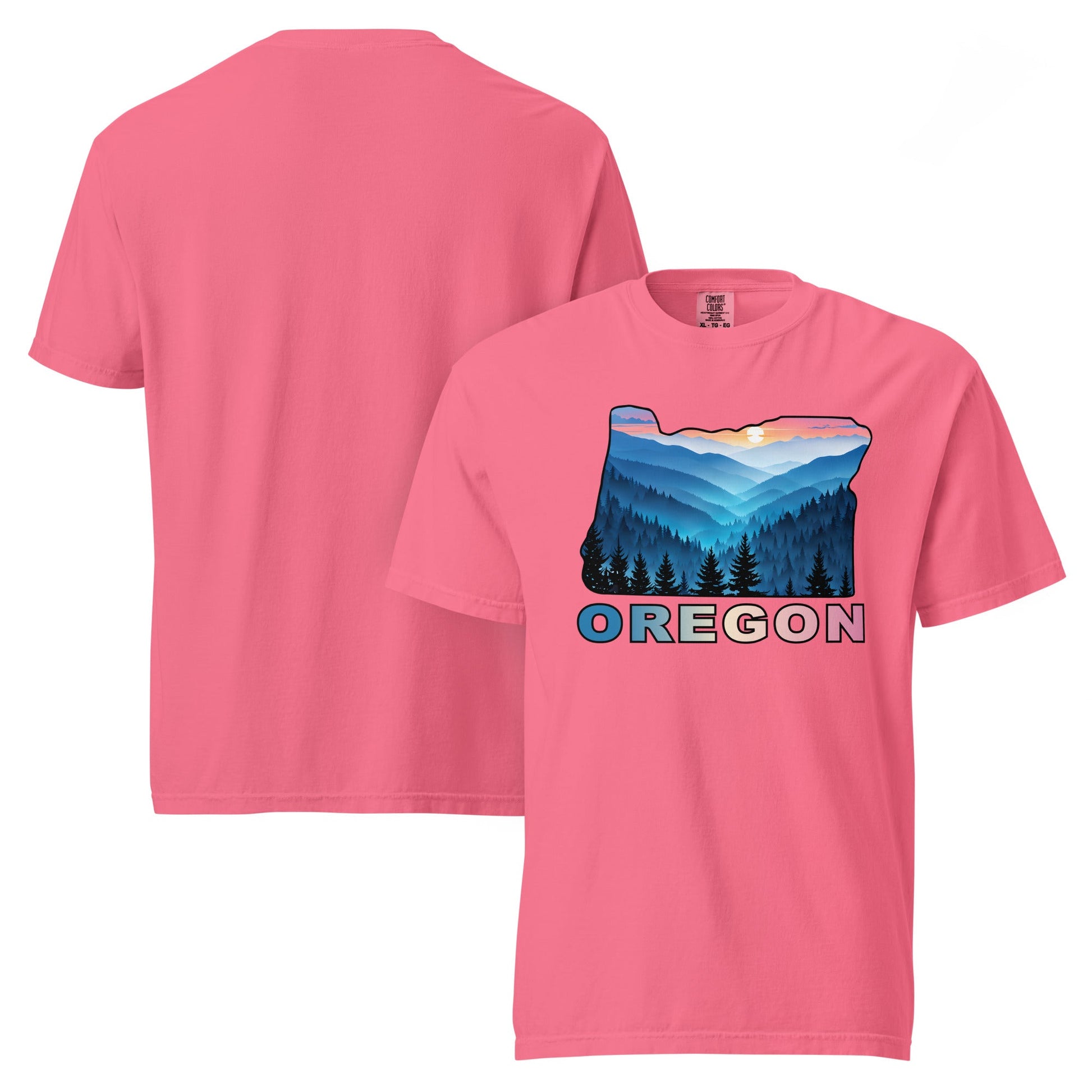 Oregon Blue Mountains II Women's (Unisex) Premium Tee - Women's Shirts - Discovery Co.