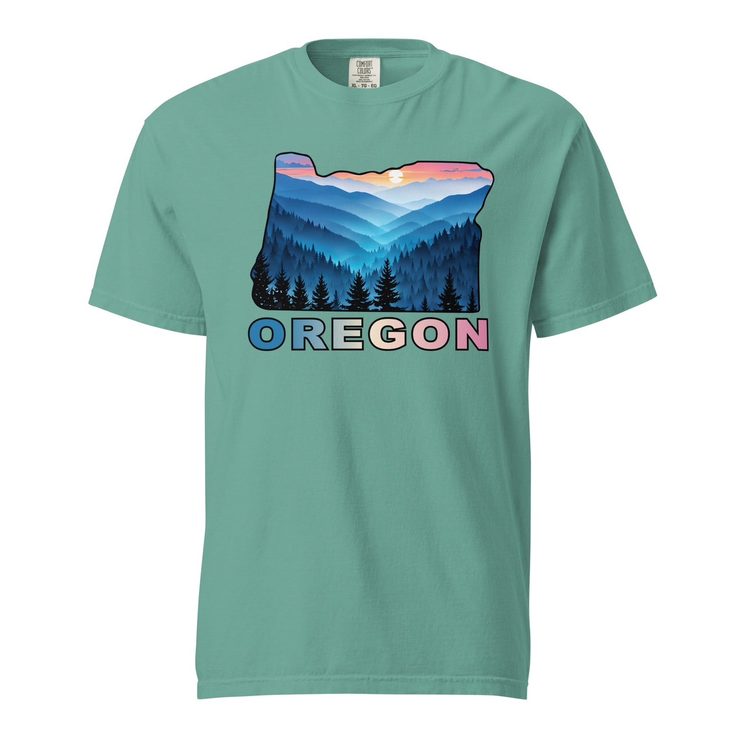 Oregon Blue Mountains II Women's (Unisex) Premium Tee - Women's Shirts - Discovery Co.
