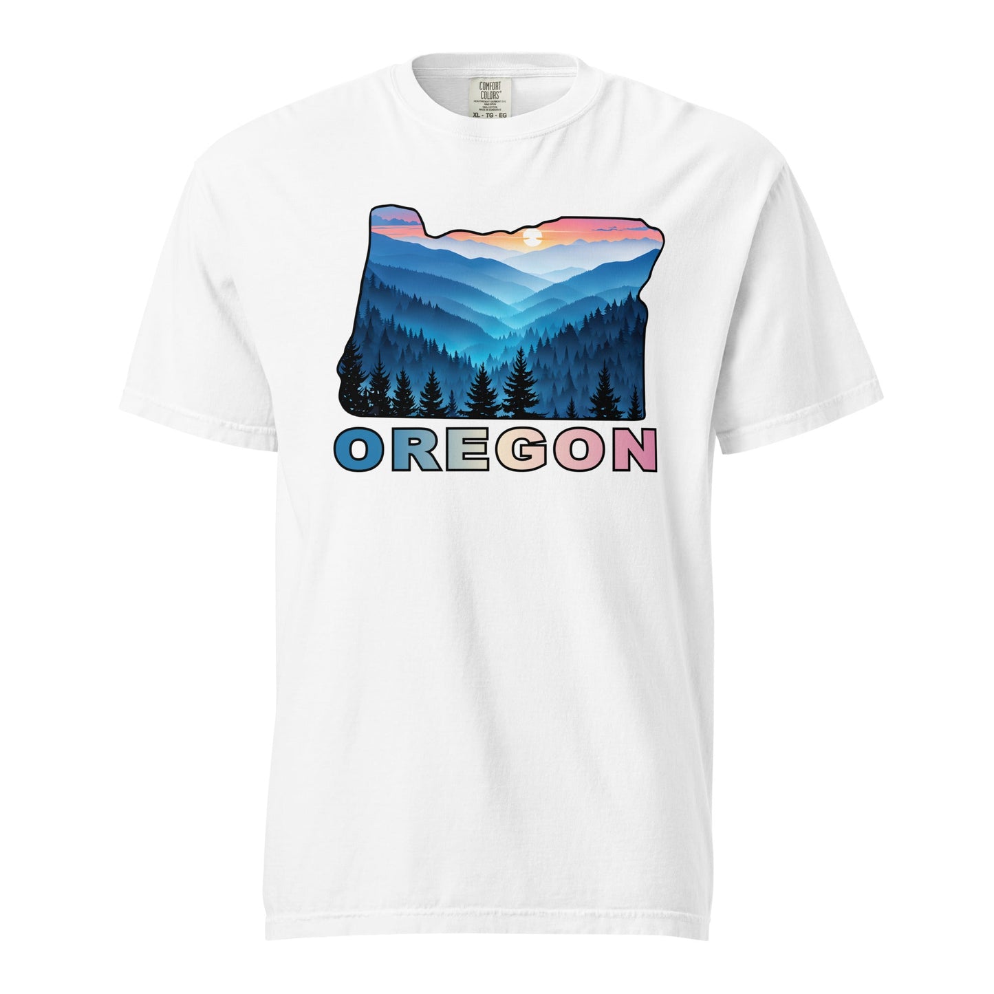 Oregon Blue Mountains II Women's (Unisex) Premium Tee - Women's Shirts - Discovery Co.