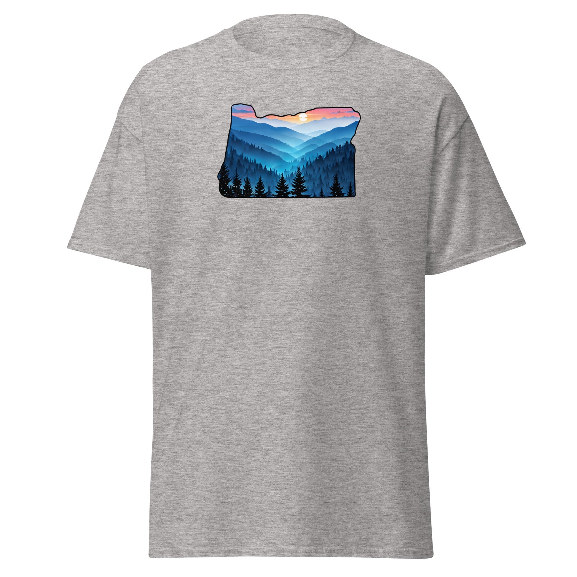 Oregon Blue Mountains Men's (Unisex) Classic Tee - Men's Shirts - Discovery Co.