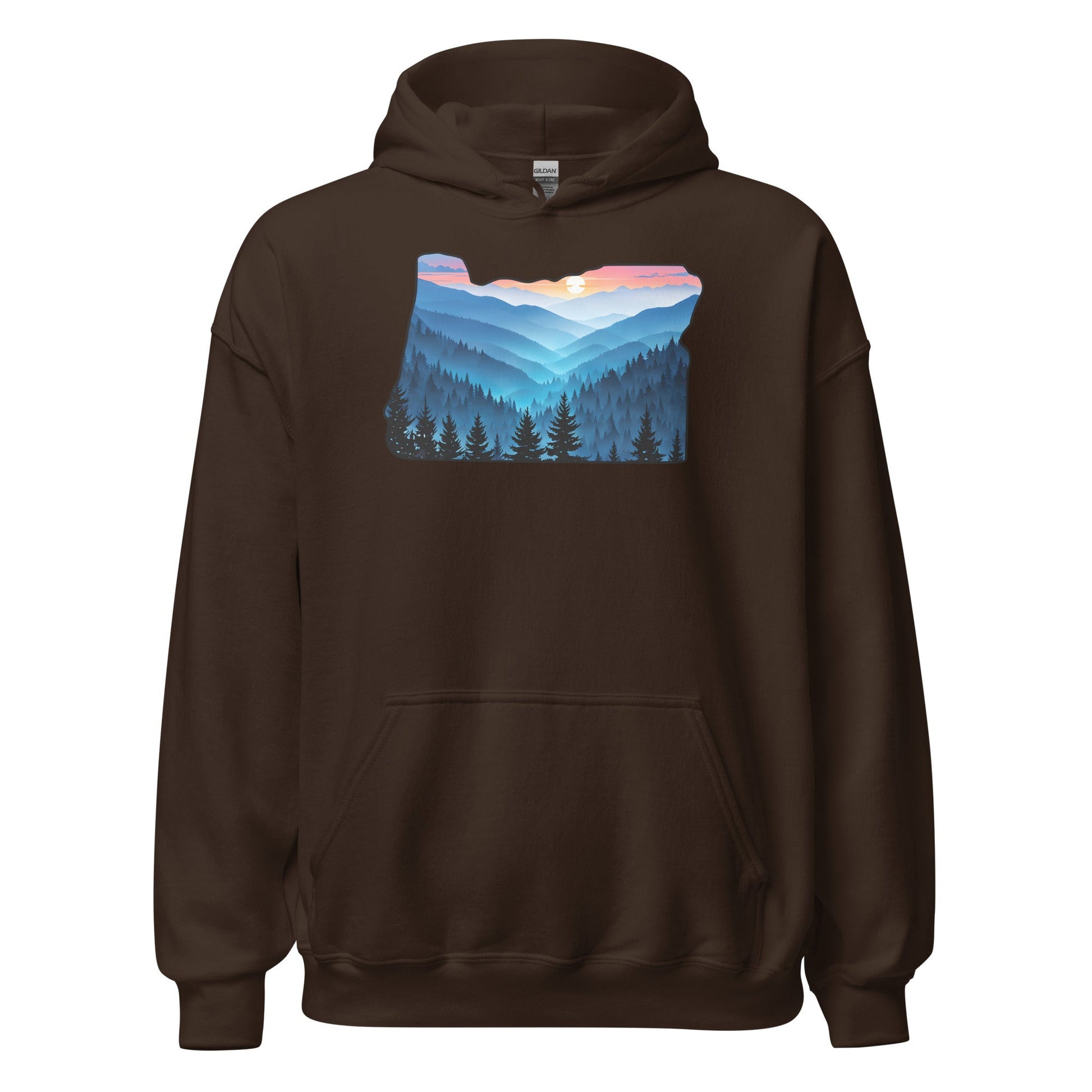 Oregon Blue Mountains Men's (Unisex) Hoodie - Hoodies - Discovery Co.