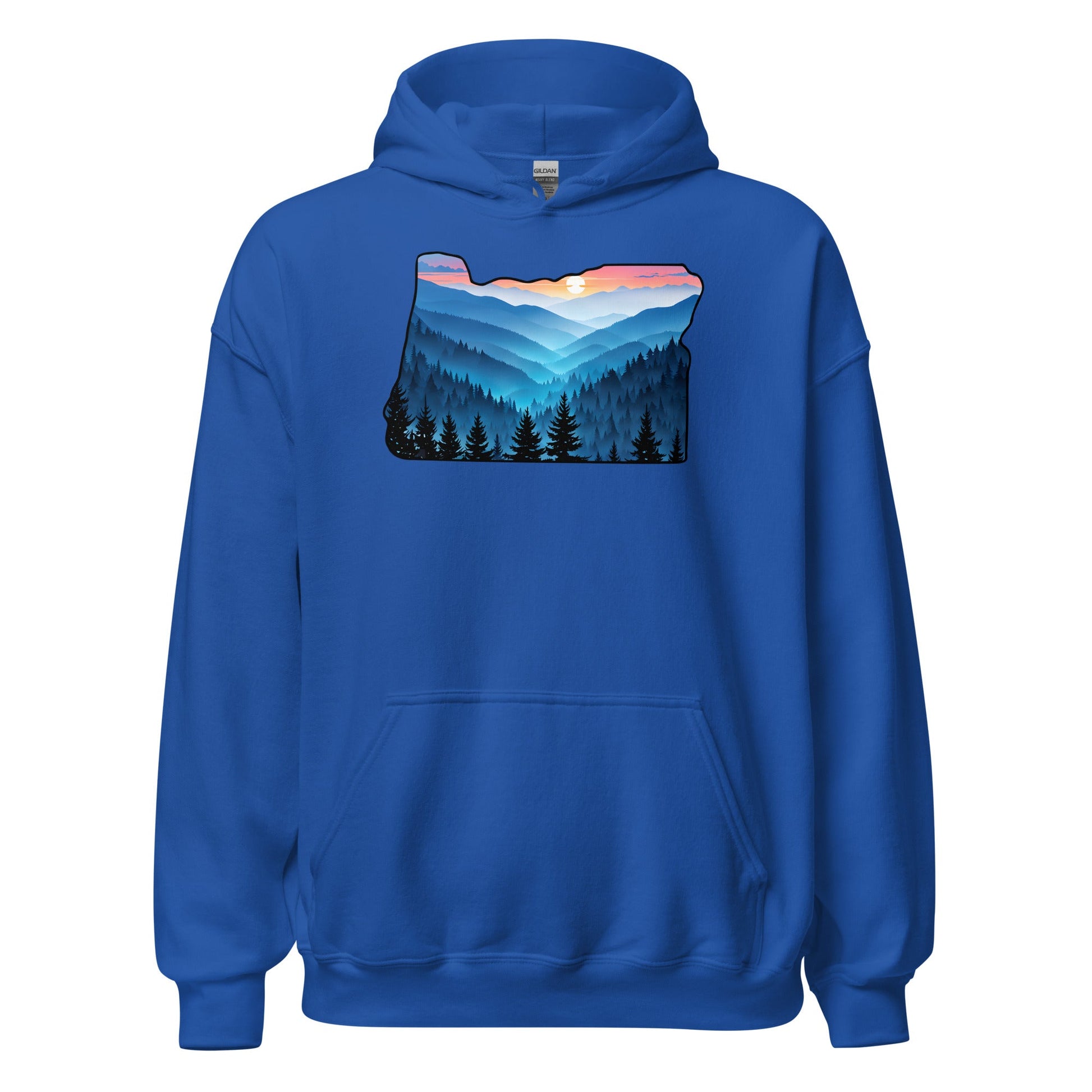 Oregon Blue Mountains Men's (Unisex) Hoodie - Hoodies - Discovery Co.