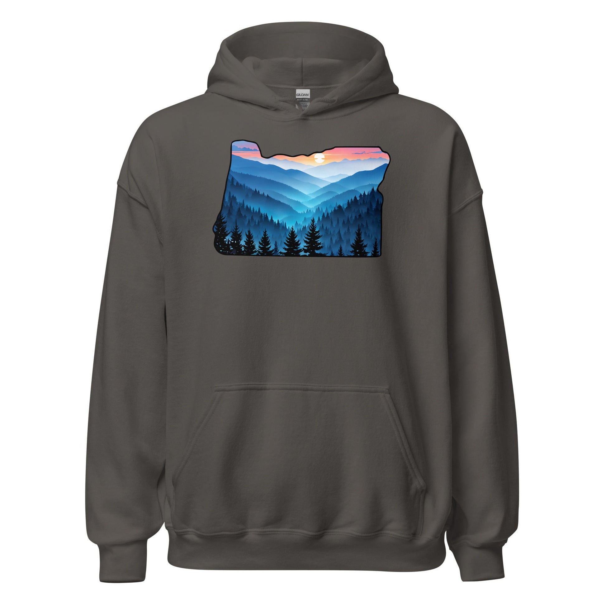 Oregon Blue Mountains Men's (Unisex) Hoodie - Hoodies - Discovery Co.