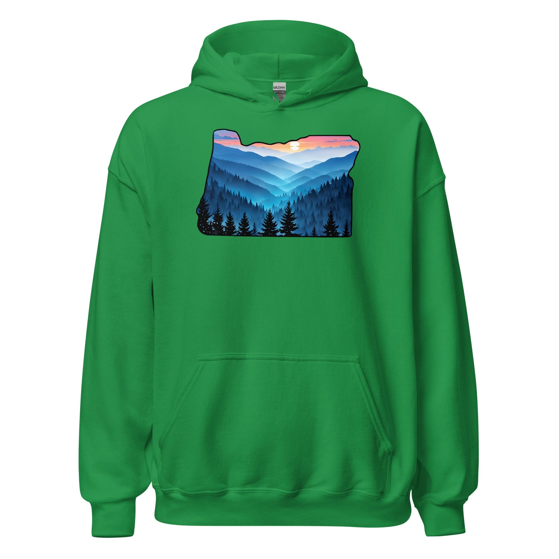Oregon Blue Mountains Men's (Unisex) Hoodie - Hoodies - Discovery Co.