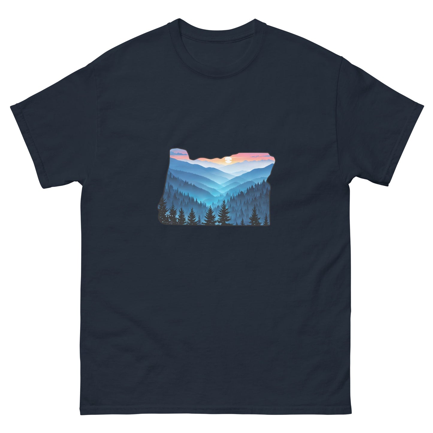 Oregon Blue Mountains Women's Classic Tee - Women's Shirts - Discovery Co.