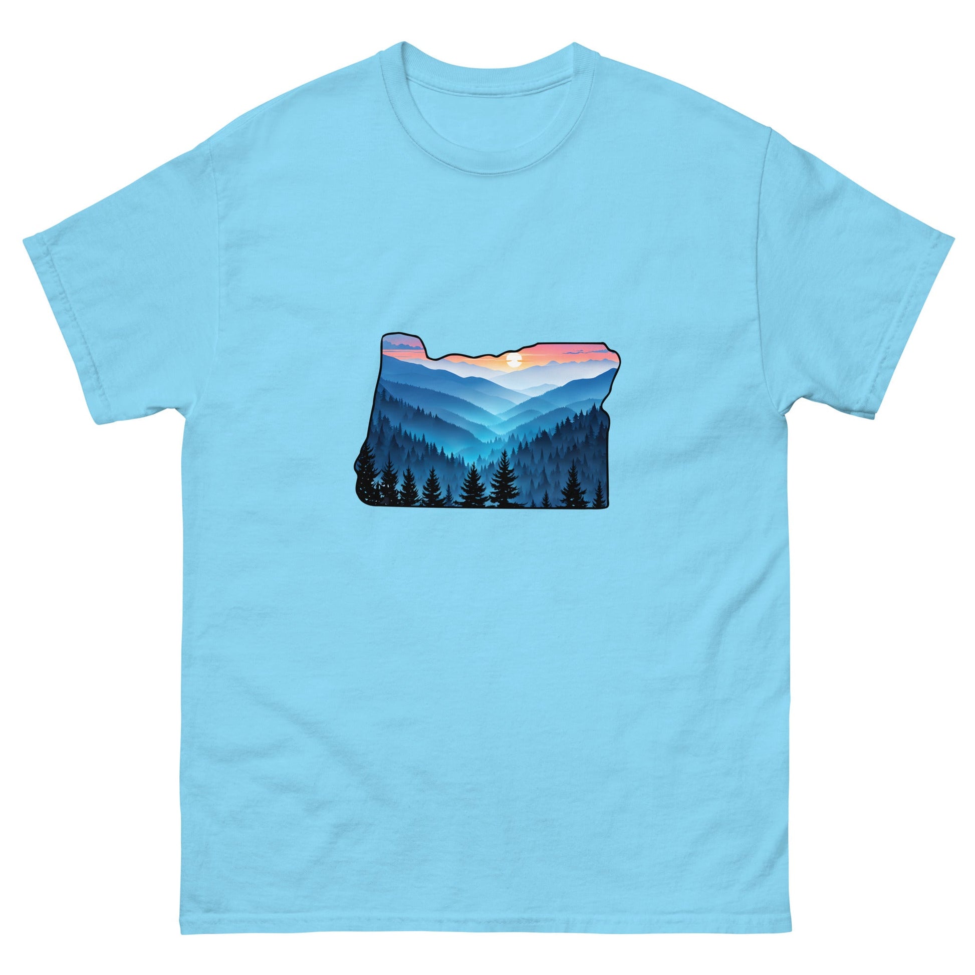 Oregon Blue Mountains Women's Classic Tee - Women's Shirts - Discovery Co.