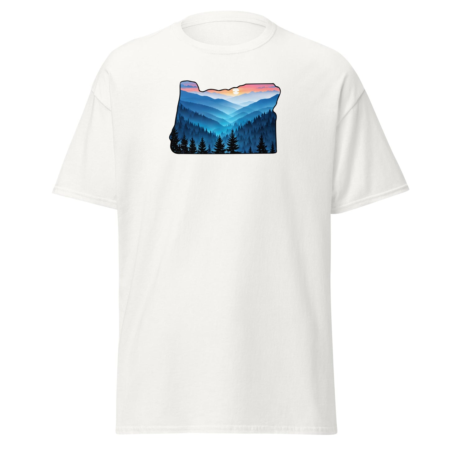 Oregon Blue Mountains Women's (Unisex) Classic Tee - Women's Shirts - Discovery Co.