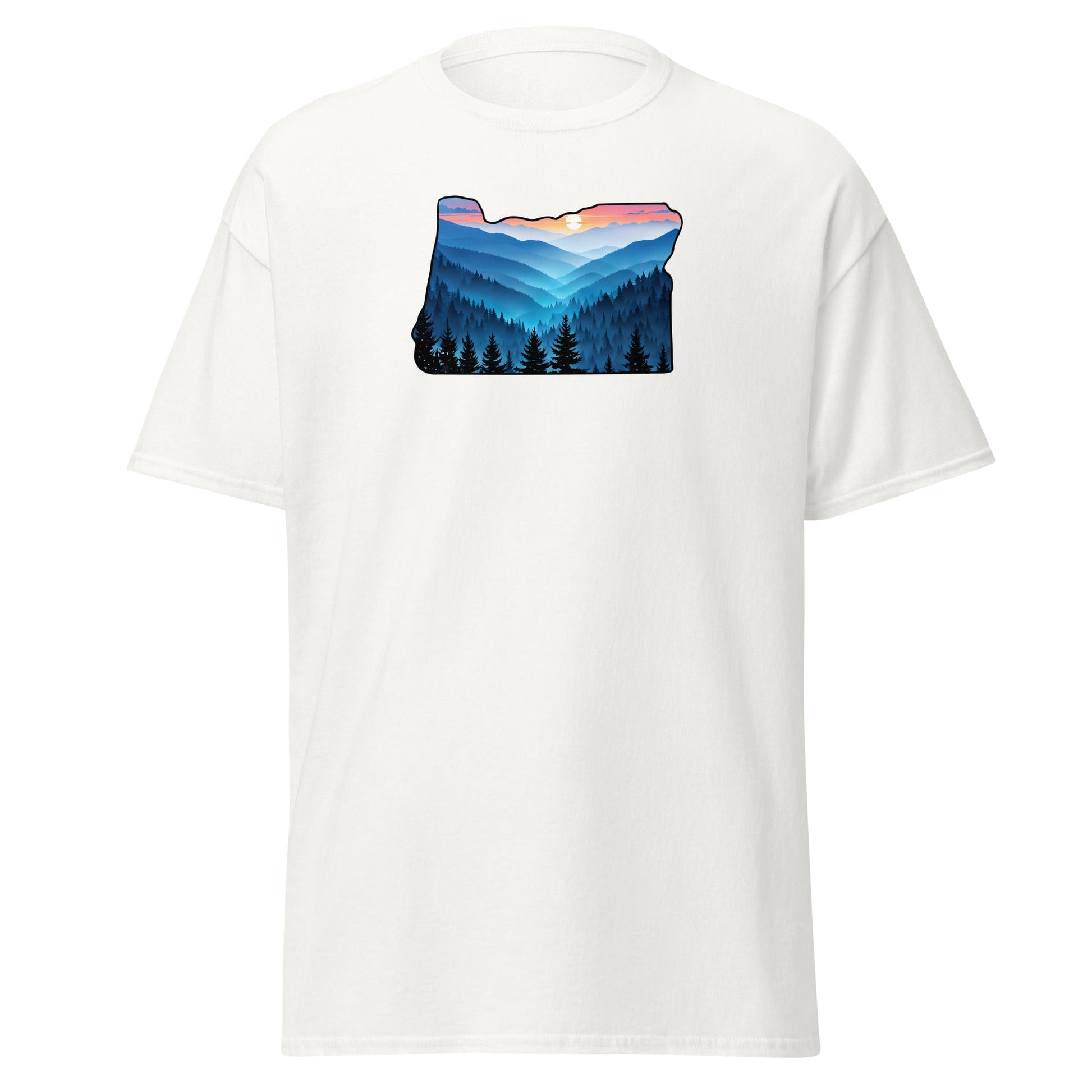 Oregon Blue Mountains Women's (Unisex) Classic Tee - Women's Shirts - Discovery Co.