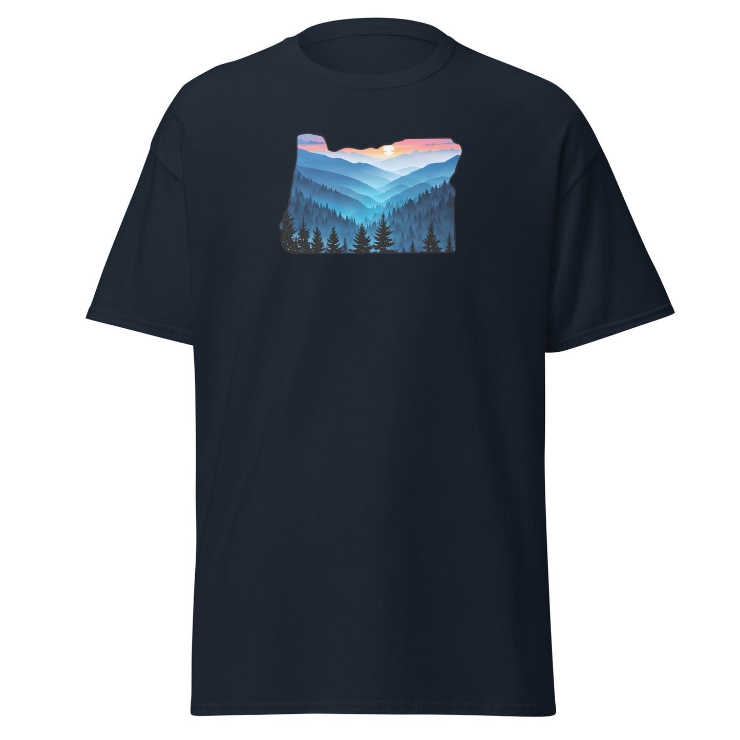 Oregon Blue Mountains Women's (Unisex) Classic Tee - Women's Shirts - Discovery Co.