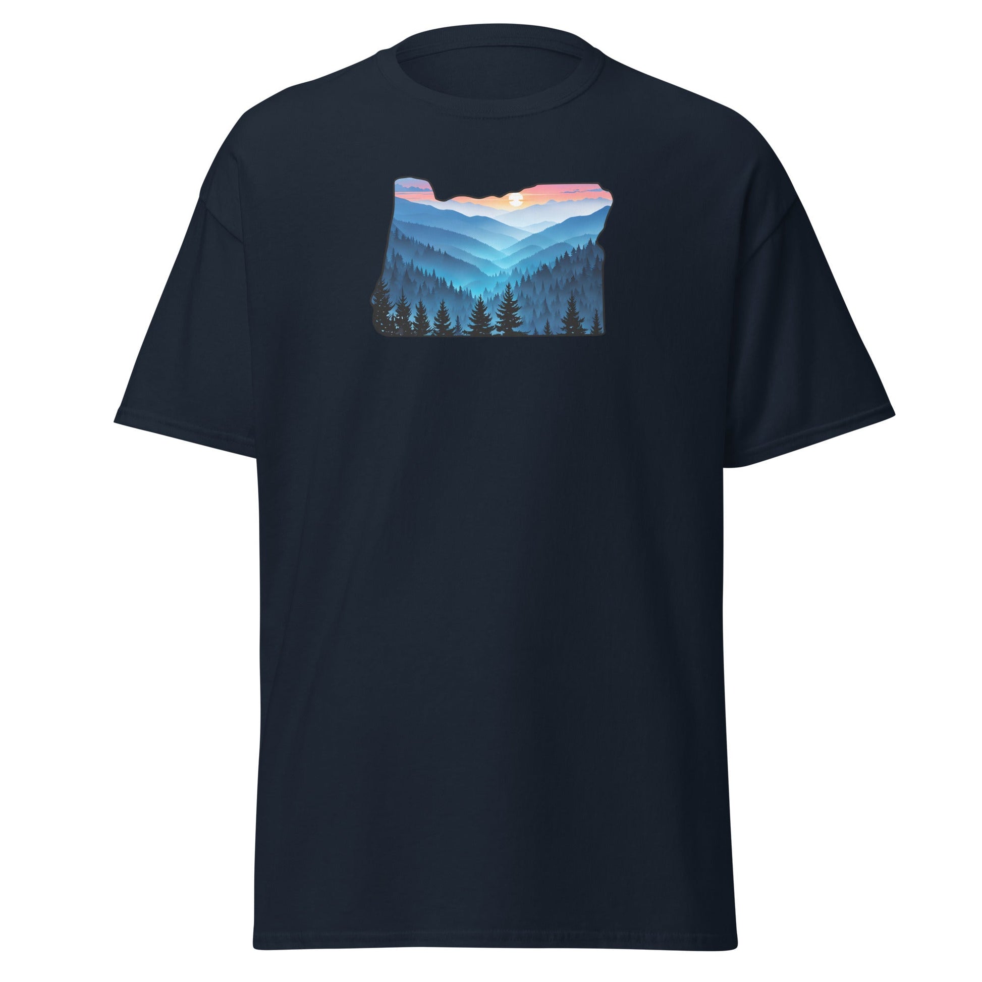 Oregon Blue Mountains Women's (Unisex) Classic Tee - Women's Shirts - Discovery Co.
