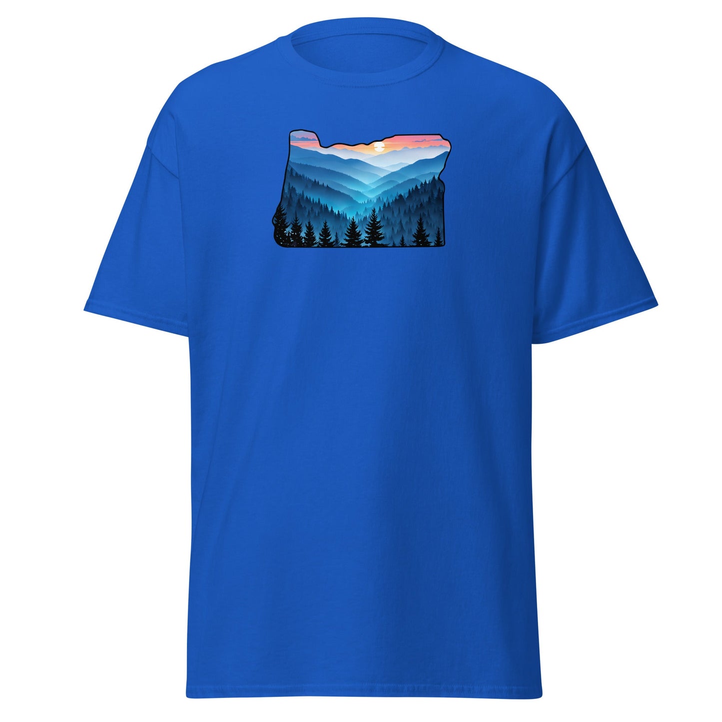 Oregon Blue Mountains Women's (Unisex) Classic Tee - Women's Shirts - Discovery Co.