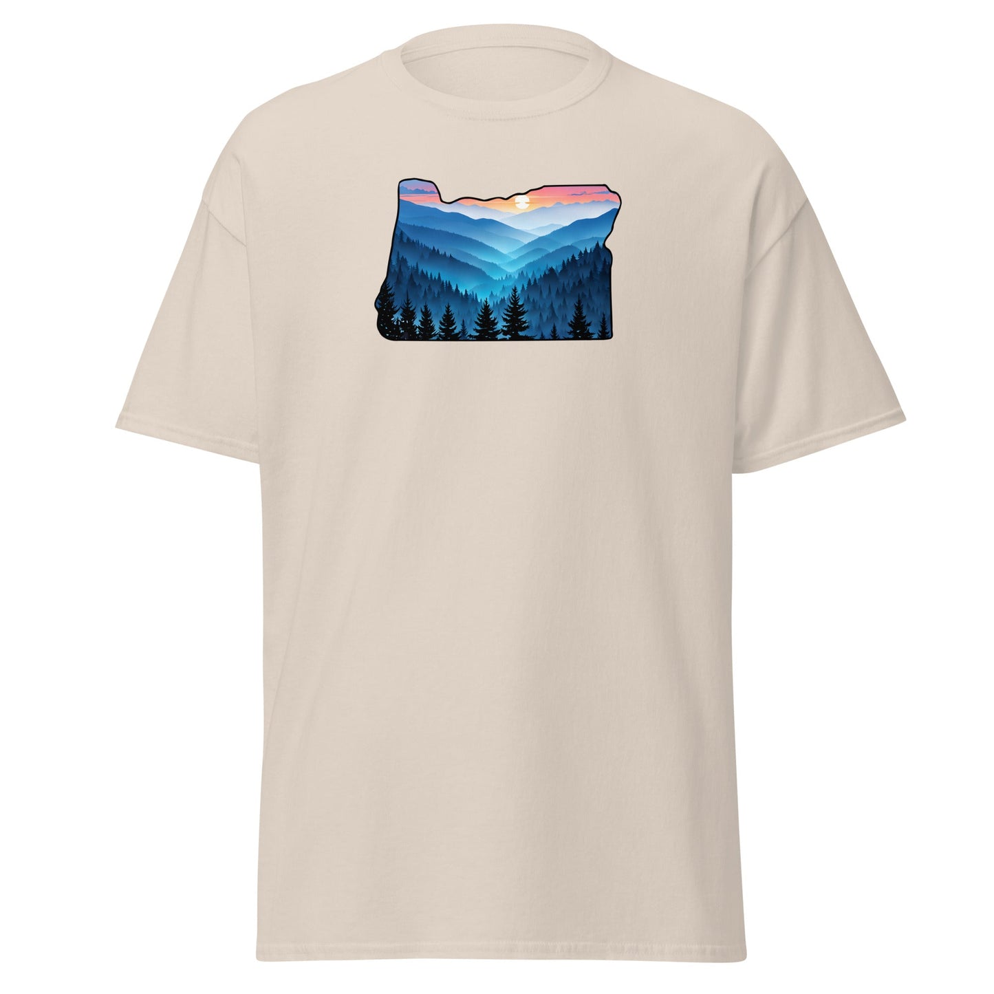 Oregon Blue Mountains Women's (Unisex) Classic Tee - Women's Shirts - Discovery Co.
