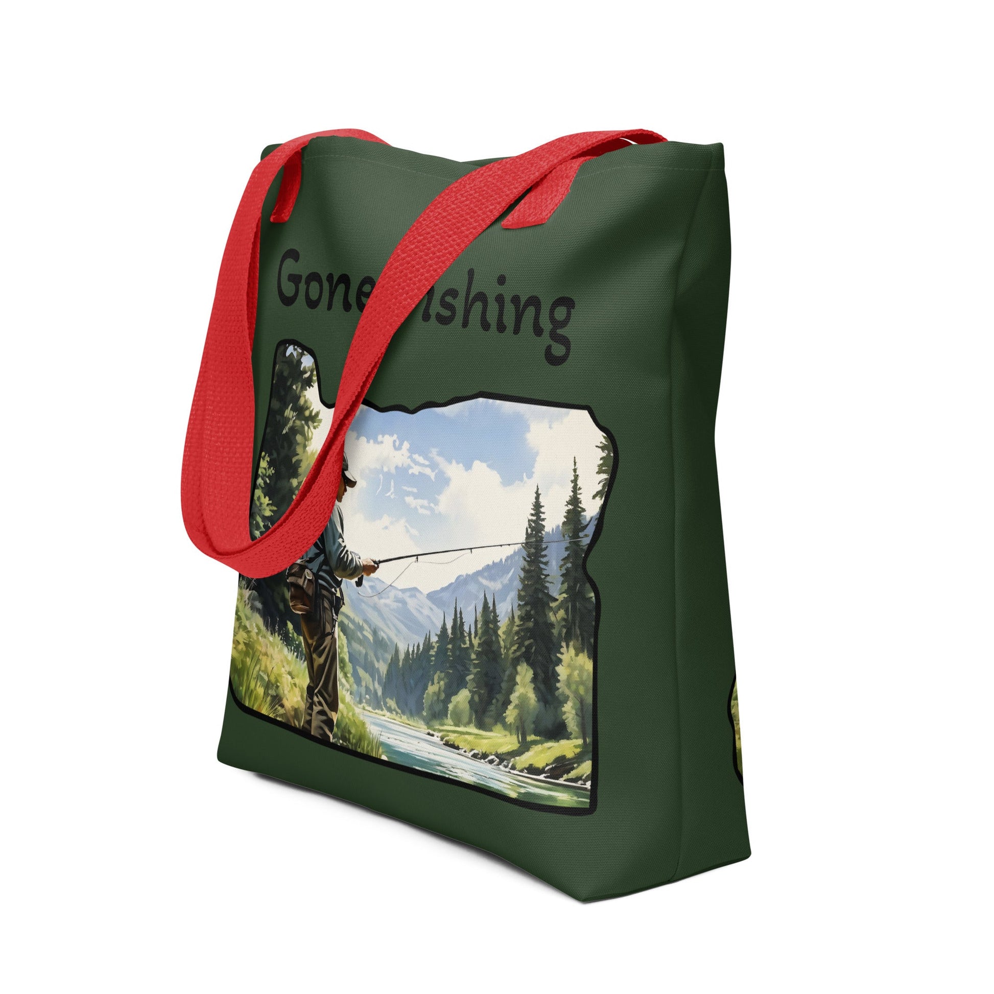 Oregon Fisherman Tote Bag - Tote Bags - Discovery Co.