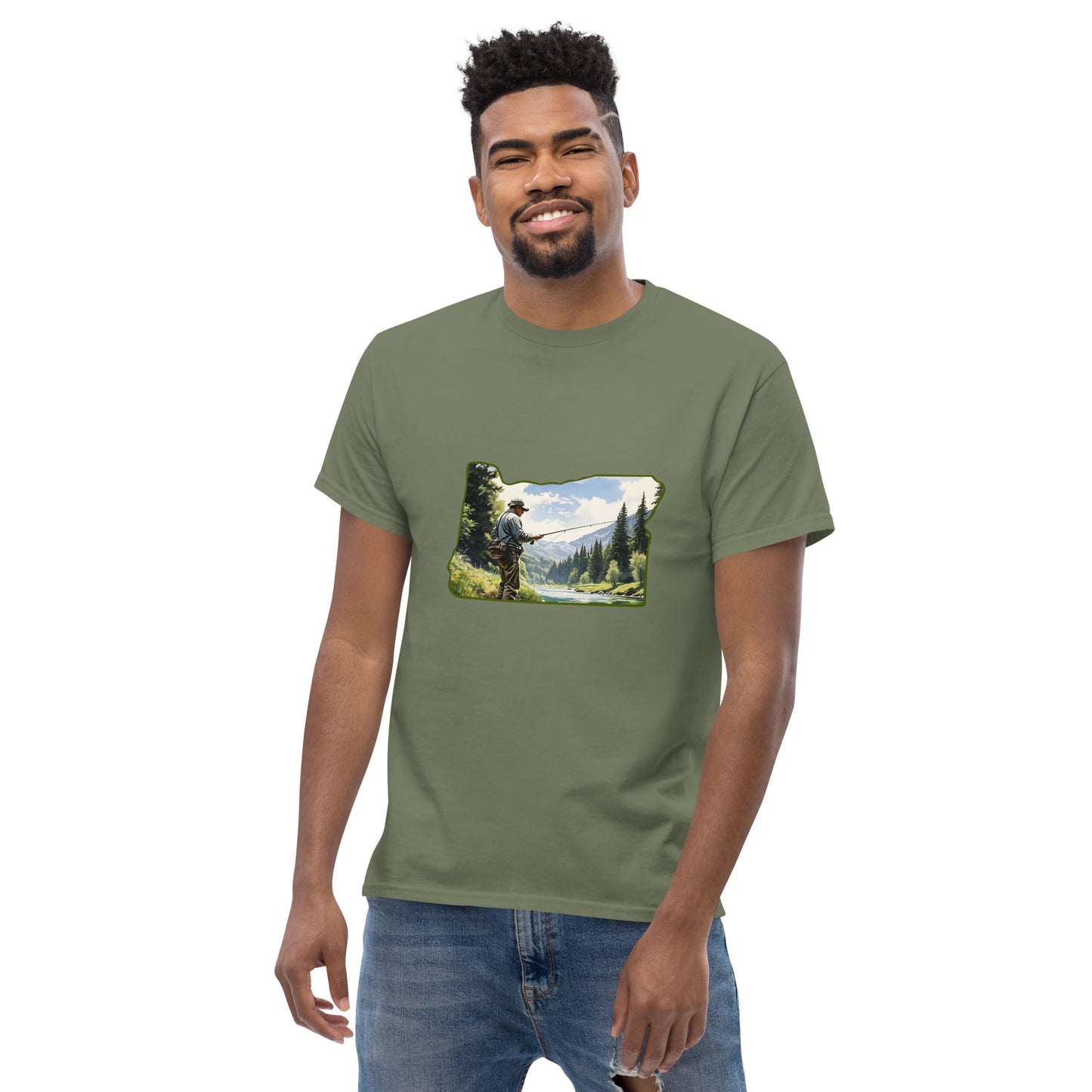 Oregon Fishermen Men's Classic Tee - Men's Shirts - Discovery Co.