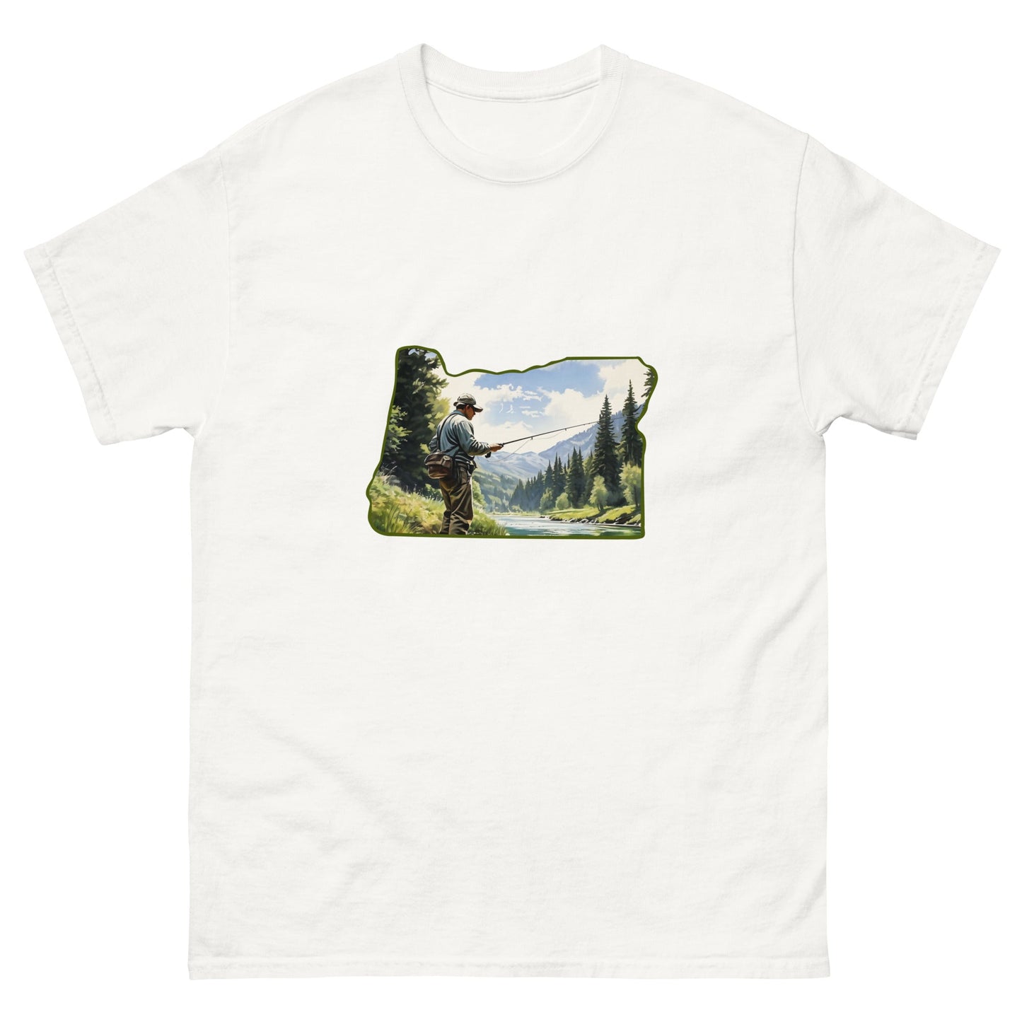 Oregon Fishermen Men's Classic Tee - Men's Shirts - Discovery Co.