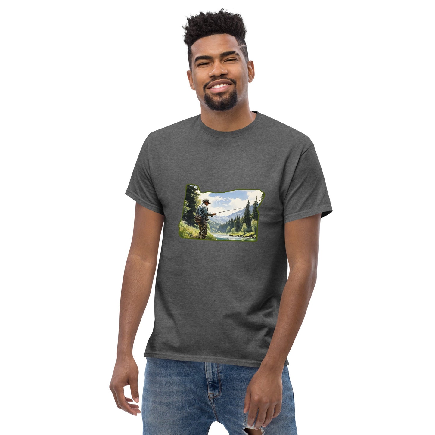 Oregon Fishermen Men's Classic Tee - Men's Shirts - Discovery Co.