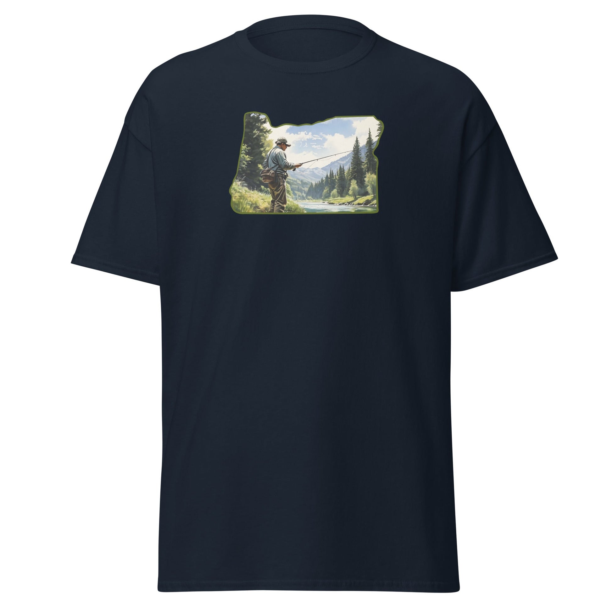Oregon Fishermen Men's (Unisex) Classic Tee - Men's Shirts - Discovery Co.